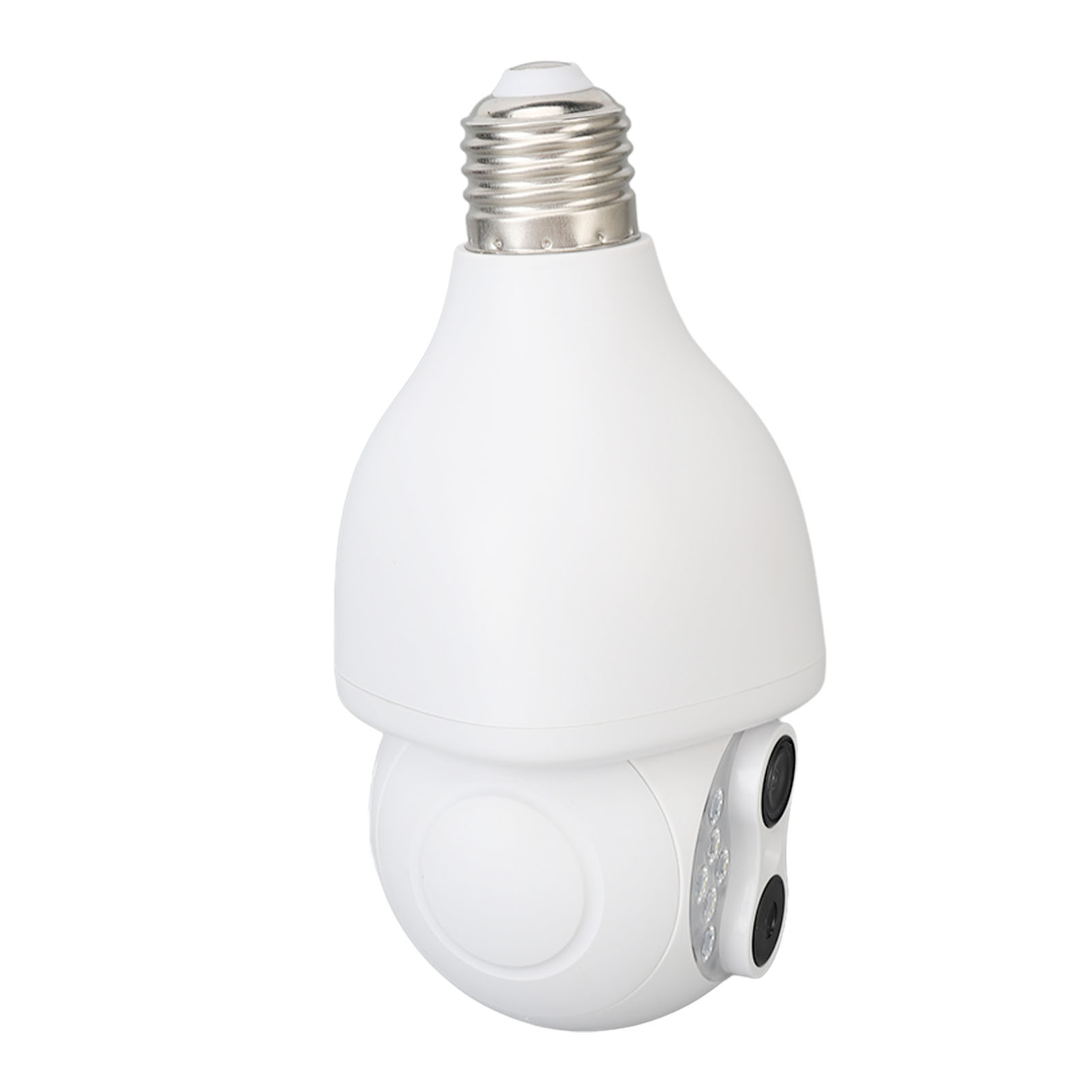 Sicherheitskamera Mit Glühbirne, 1080p-dual-objektiv, Hd-nachtsicht, Gegensprechanlage, Wlan, Ac 110–240 V
