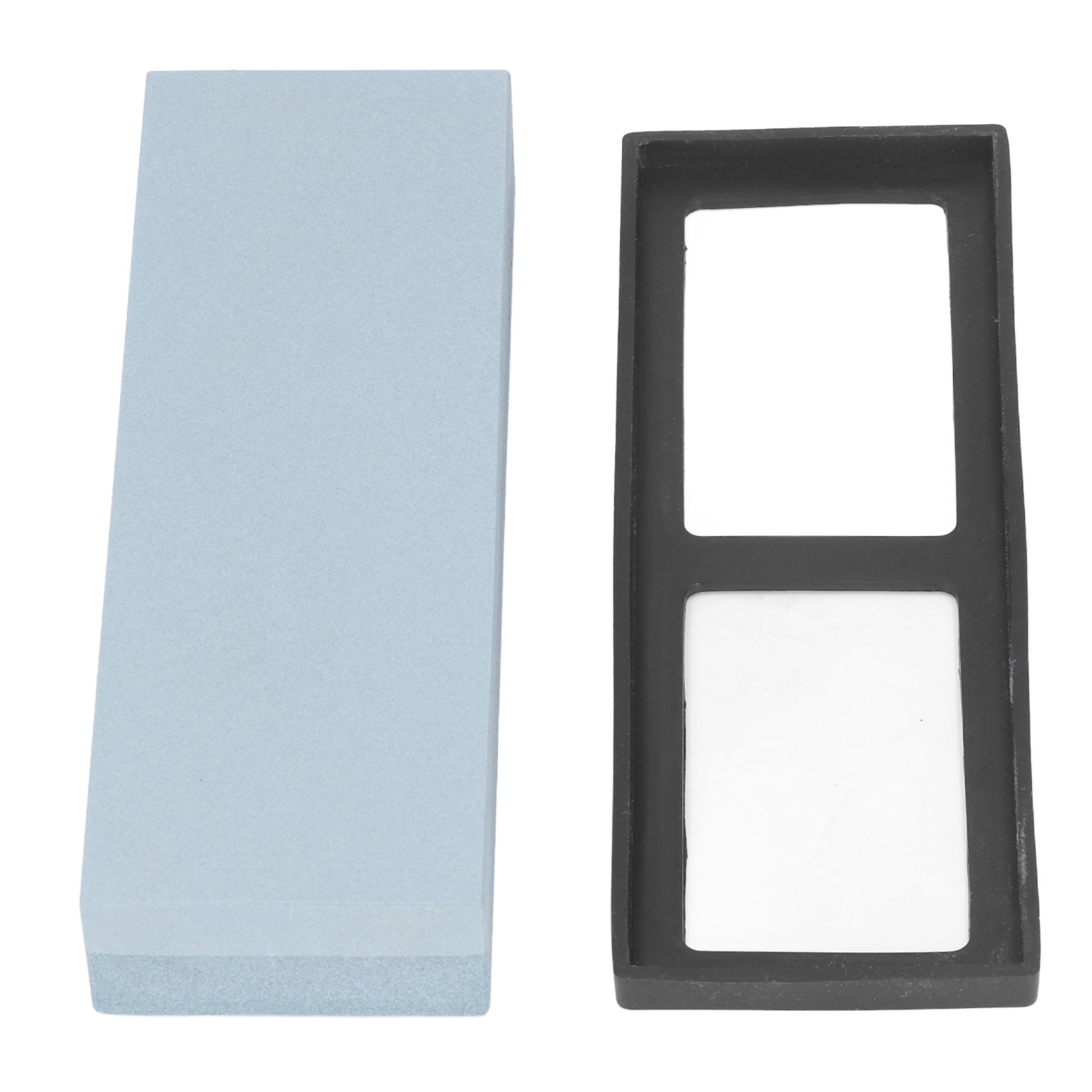 Messerschärfstein-set, Wetzstein-schärfset, 2-seitig, Körnung 400 Und 1000, Mit Gummipad