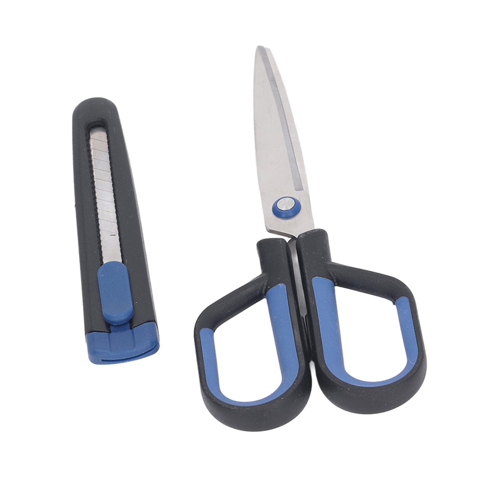 2-teiliges Universalmesser Mit Schere, Edelstahl, Einziehbarer Cutter, Diy-werkzeuge Für Papierbastelarbeiten