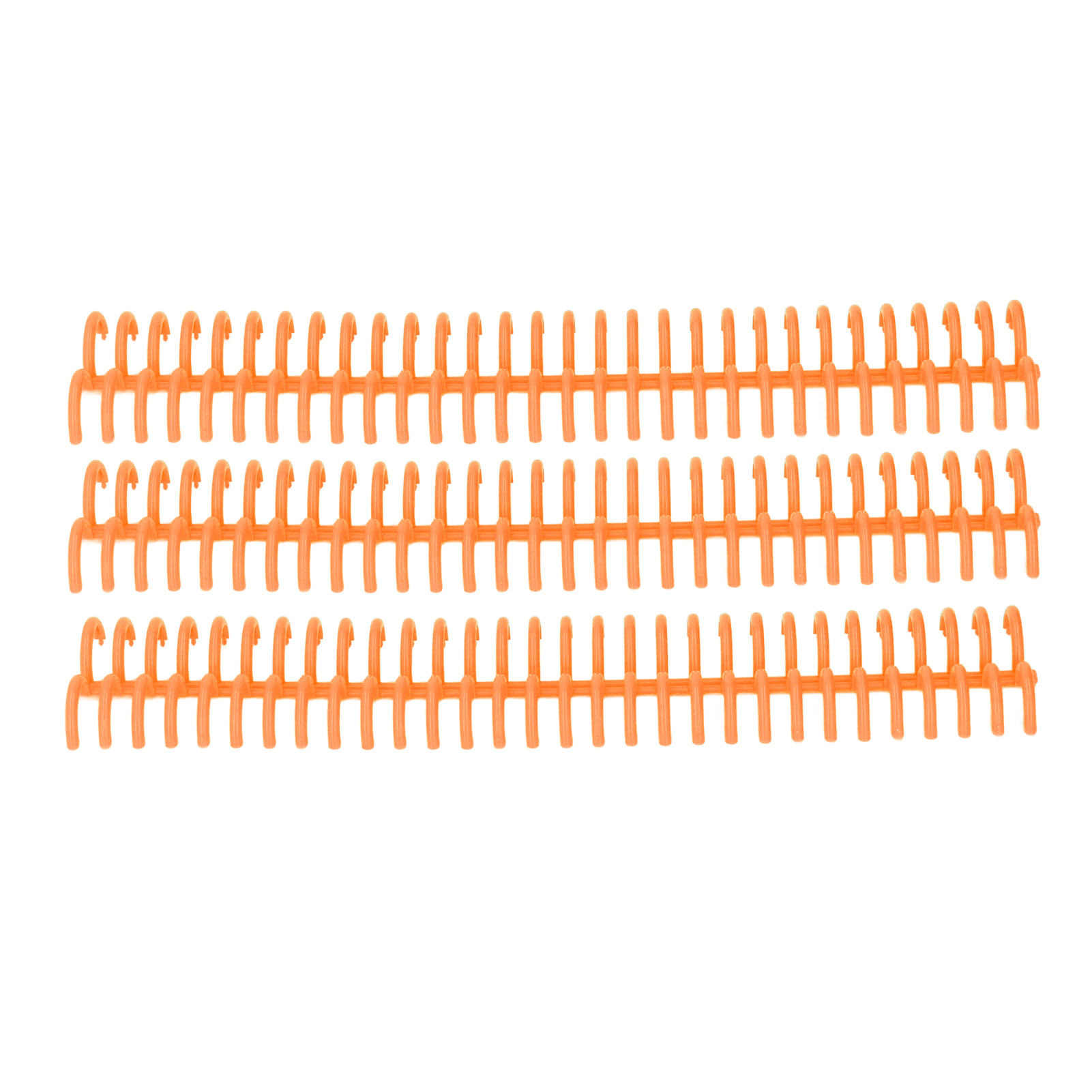 10 Stück Loseblatt-binderinge, 30 Löcher, 22 Mm Innendurchmesser, Verschleißfeste Kunststoffringe, Orange