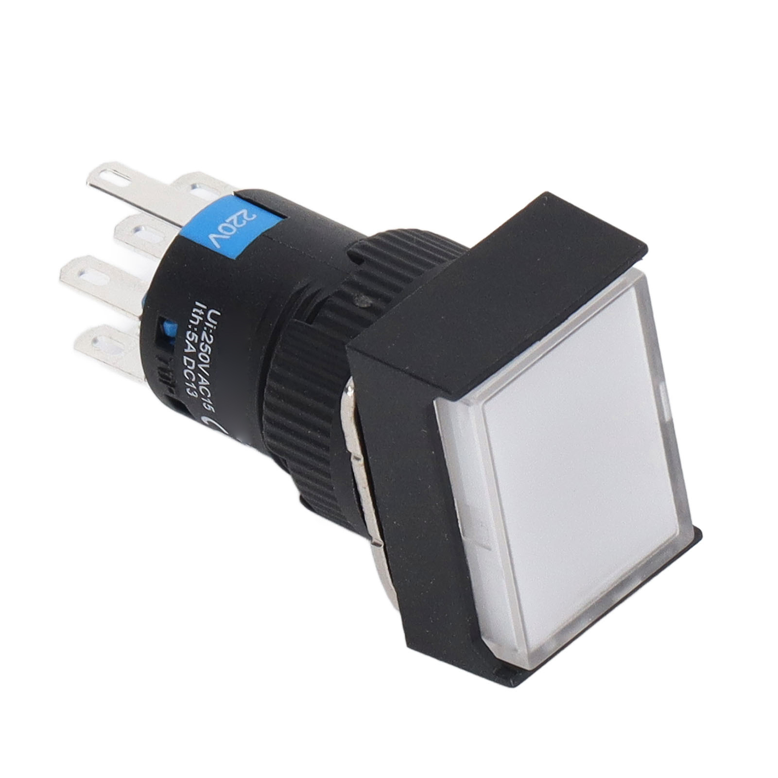 25 Stück Mikro-taster Mit Leuchte, Selbstverriegelnd, Druckschalter Für Industrieanlagen, 220 V, 5 A