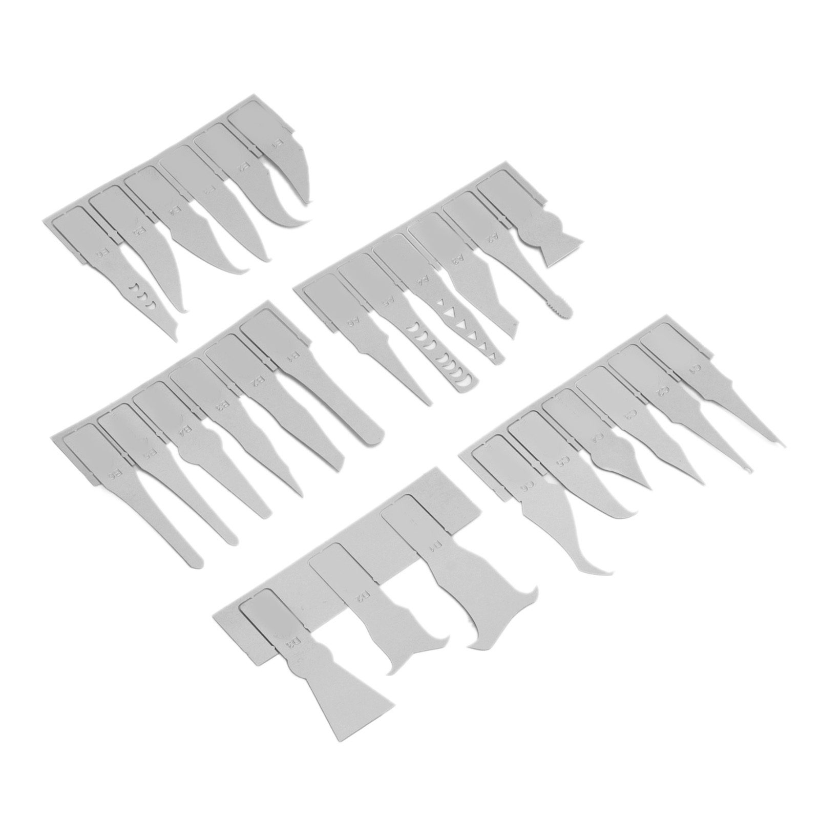 27-teiliges Bga-reparaturmesser-set, Ultradünn, Aus Robustem Sk5-stahl, Zum Entfernen Von Cpu-ic-chip-klebstoffen