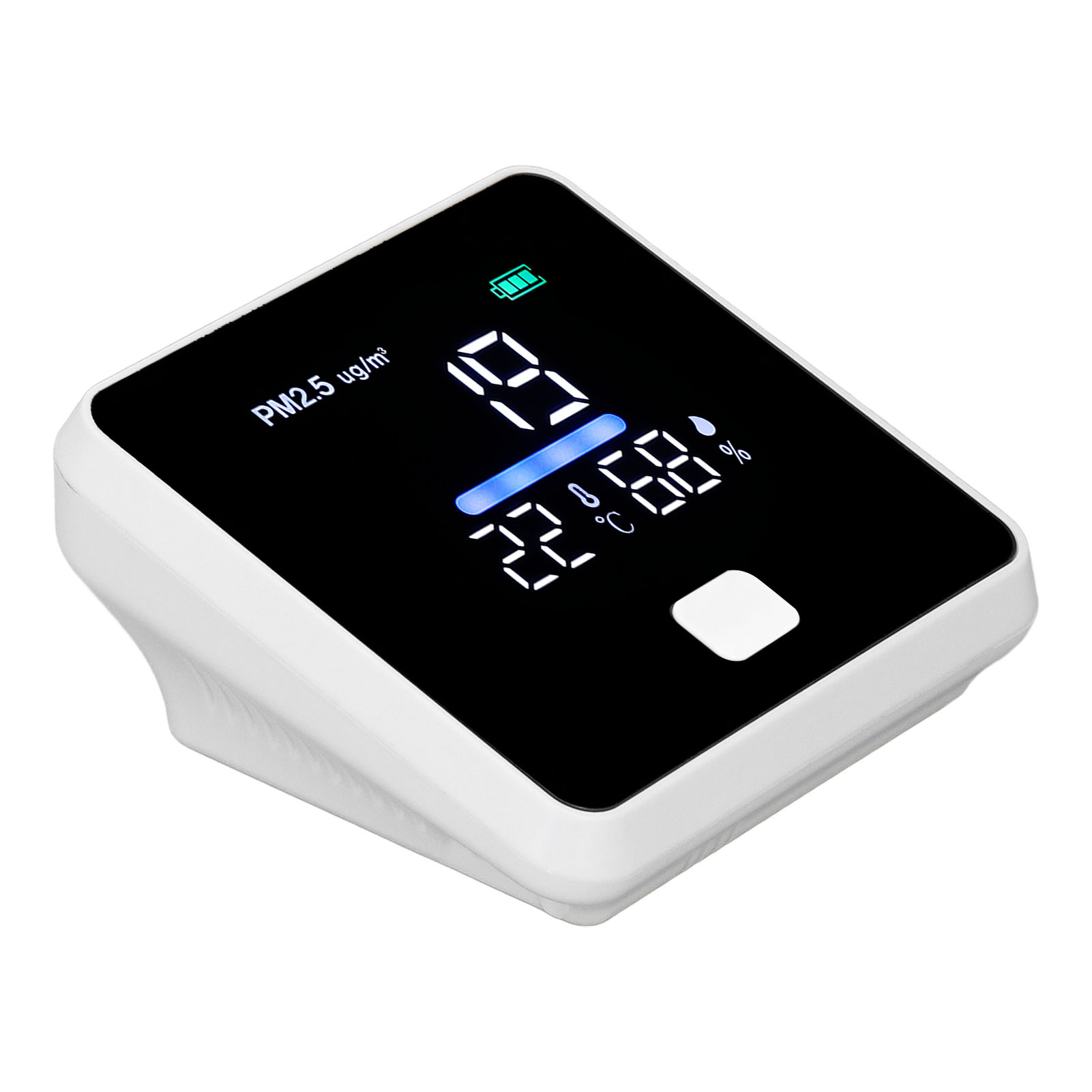 3-in-1-luftqualitätsmonitor: Zeitnahe Und Präzise Messung Von Temperatur Und Luftfeuchtigkeit Für Zuhause Und Büro