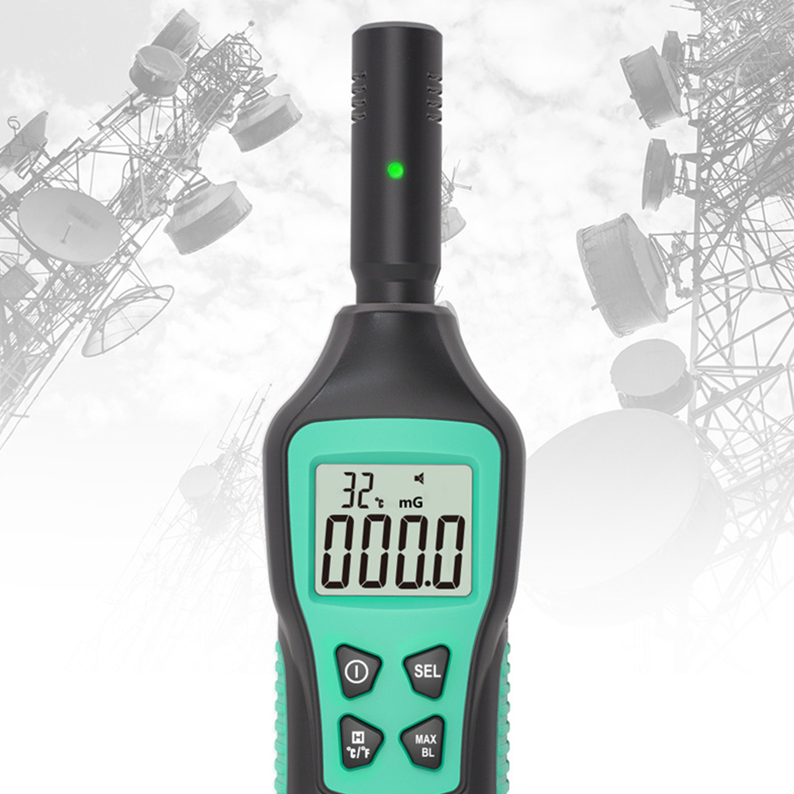 Tragbares Emf-messgerät, Wiederaufladbar, Digitales Lcd-display, Strahlungsdetektor Für Elektromagnetische Felder Für Zuhause