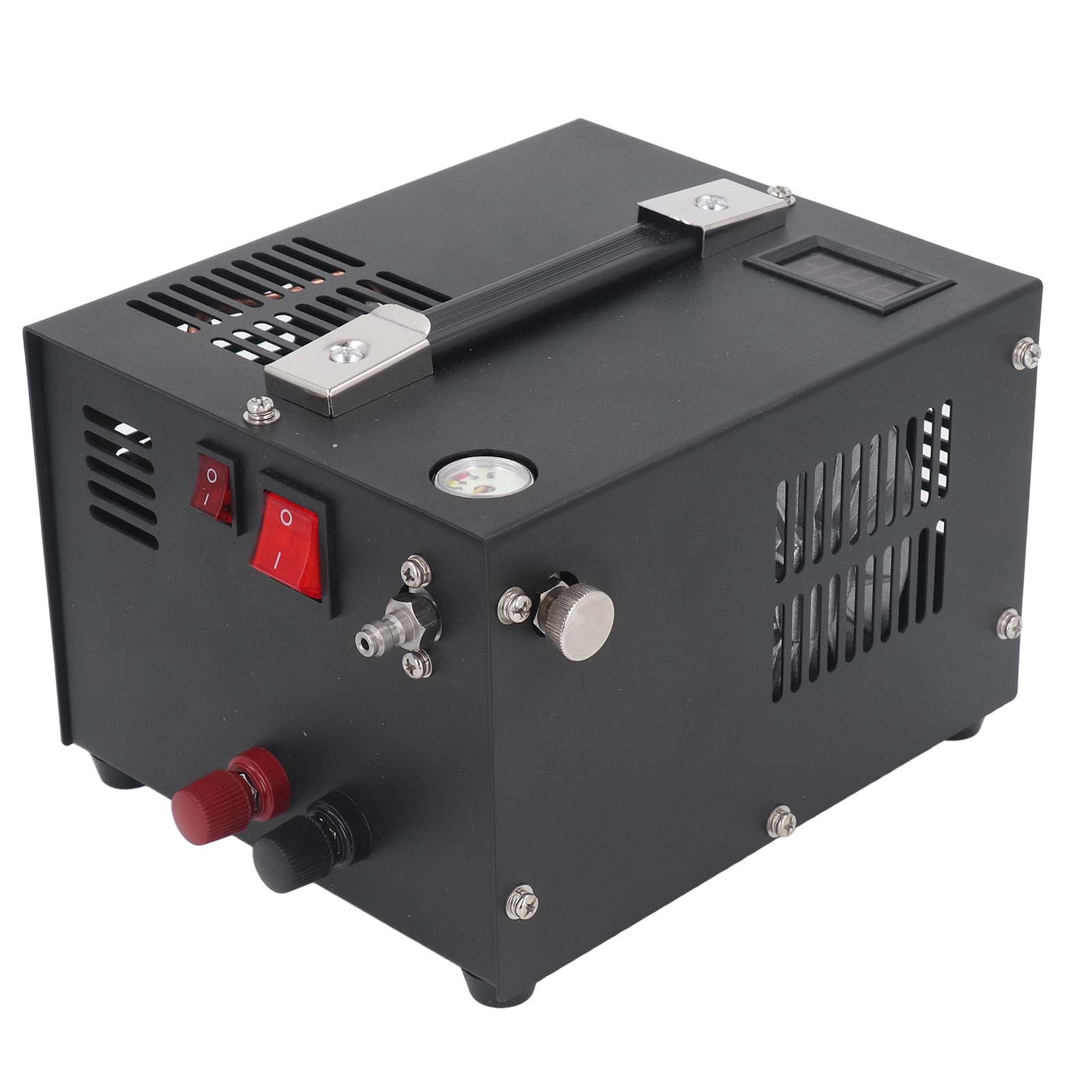 Pcp-luftkompressor 4500 Psi Hochdruck-luftpistolenpumpe Mit Integriertem Stromwandler Für Kfz-stecker (220 V)