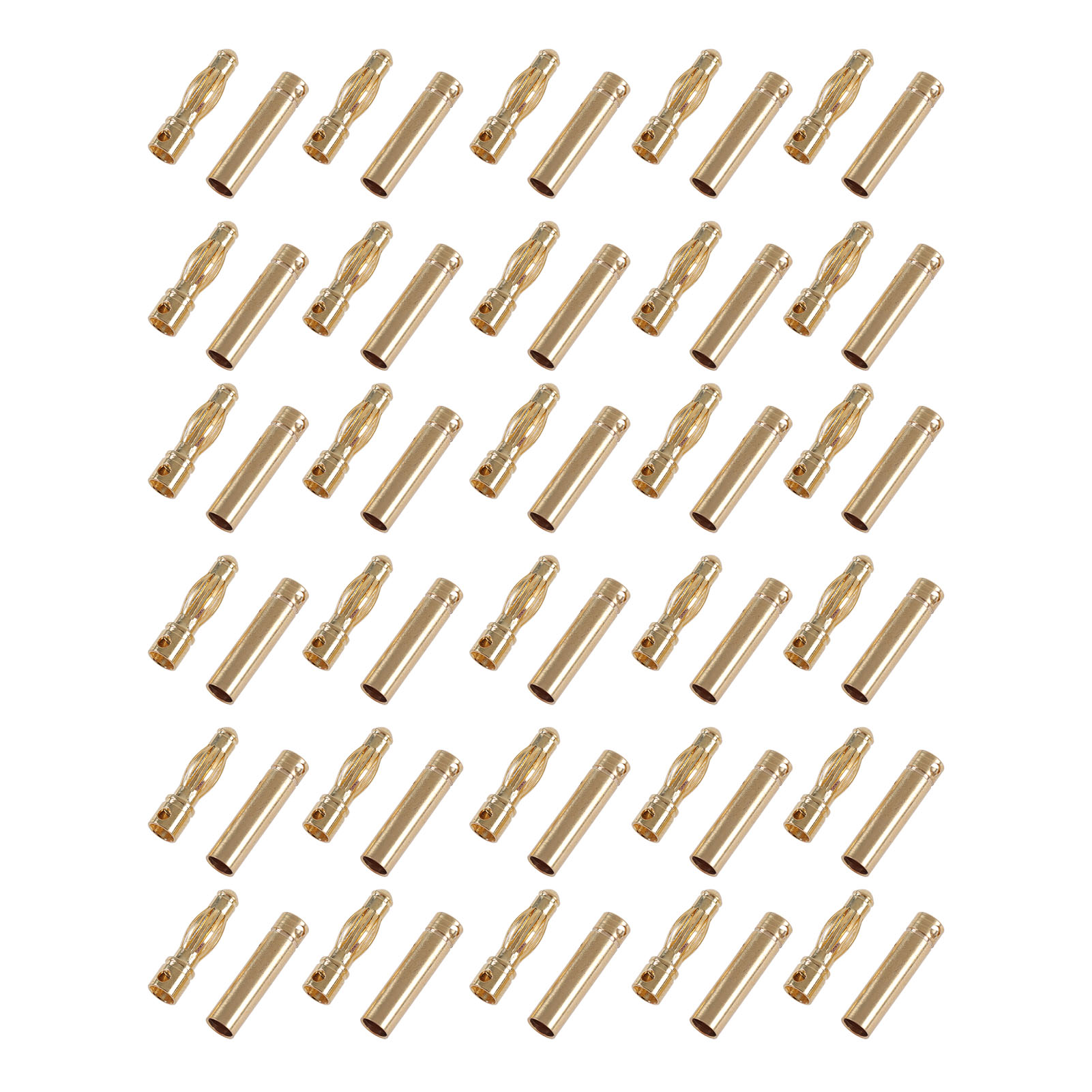30 Sets Rc-batterie-stecker/buchsen-steckverbinder, Messing, Vergoldet, Bananenstecker Für Ferngesteuerte Modelle