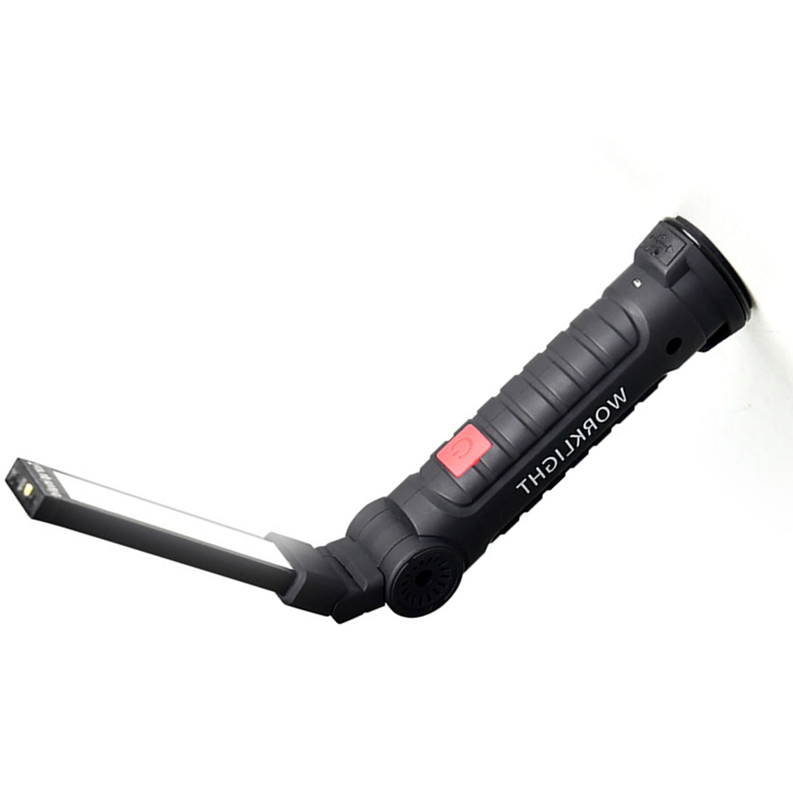 Große Magnetische Usb-led-taschenlampe, Multifunktional, Starkes Warnlicht, Arbeitstaschenlampe Für Kfz-reparaturen