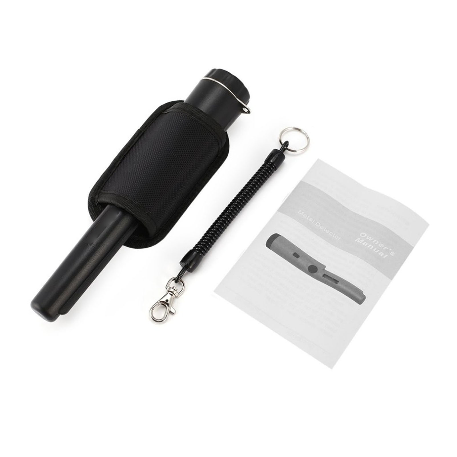 Metall-pinpointer Mit Vibrations- Und Tonanzeige, Empfindlicher Hand-led-pinpointer-metalldetektor, Schatzfinder, Schwarz