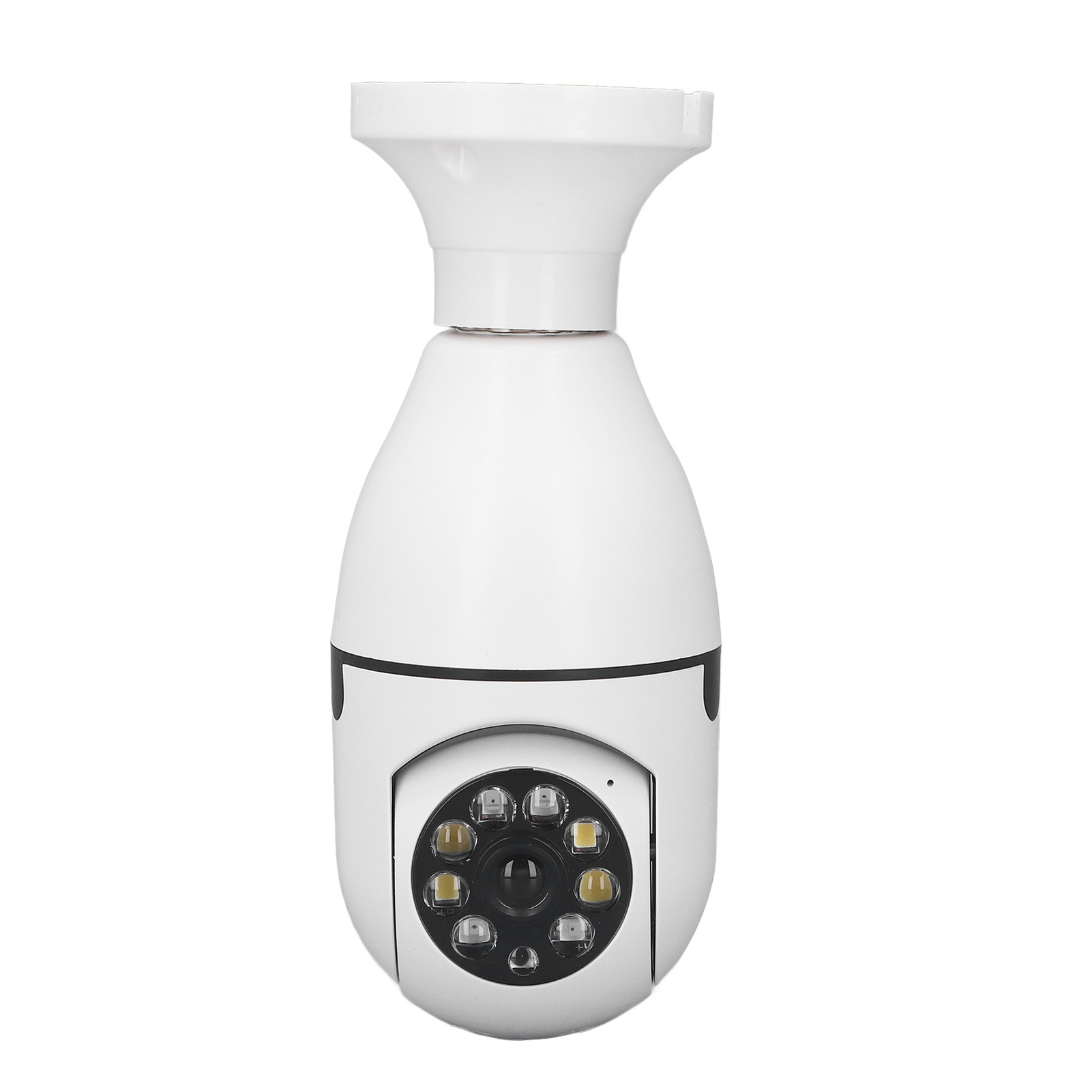Wlan-kamera, 100 W, 20 M Reichweite, Nachtsicht, Sprach-gegensprechfunktion, 360°-rundumsicht, E27-sockel, Innenkamera, 110–240 V