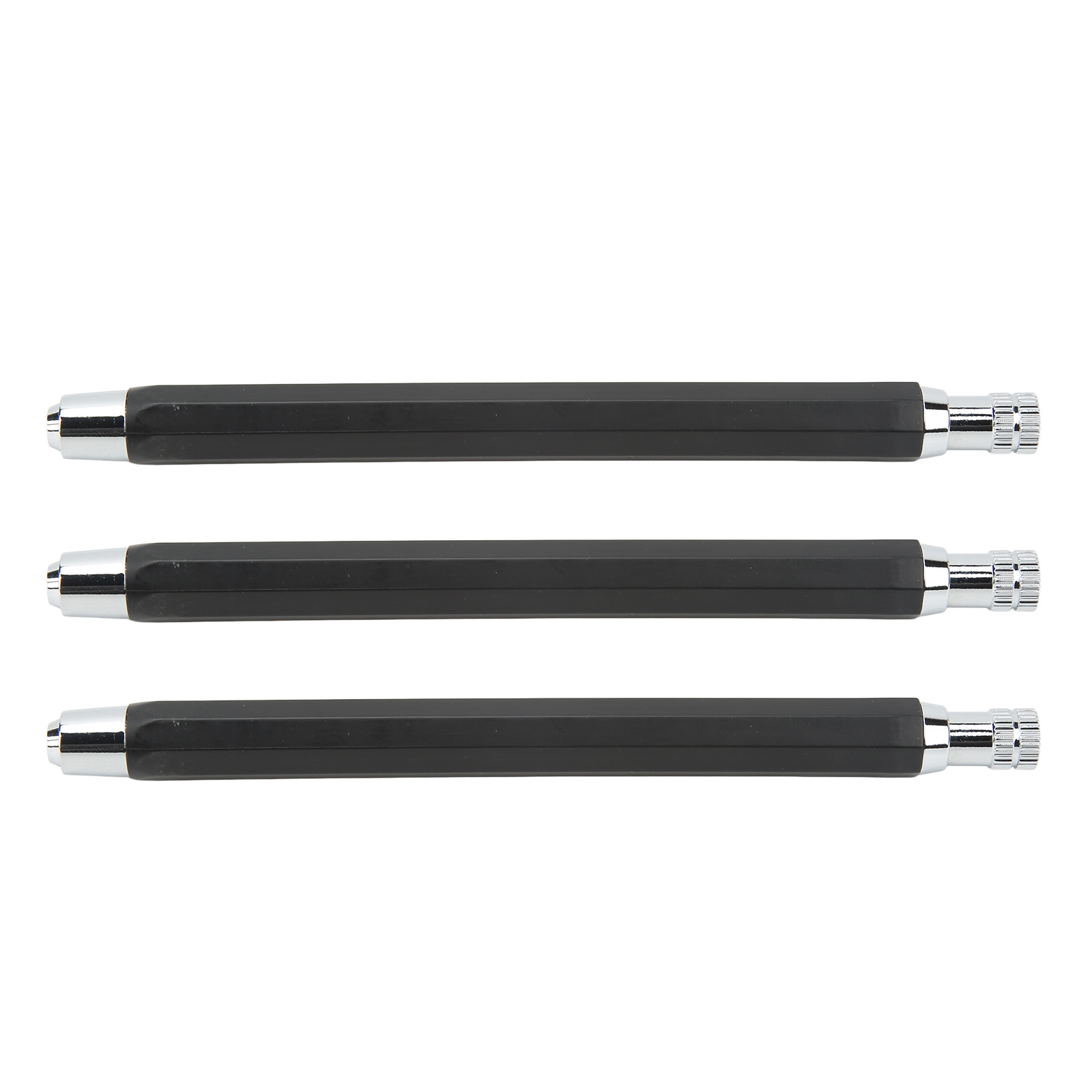 3-teiliges Set Aus 5,6-mm-druckbleistiften Für Holzbearbeitung, Schwarz