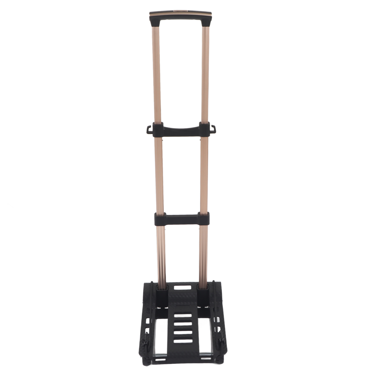 Zusammenklappbarer Handwagen Mit 4 Leisen Rädern, Verstellbarer Ziehwagen Für Gepäck Und Einkäufe, Tragkraft 40 Kg