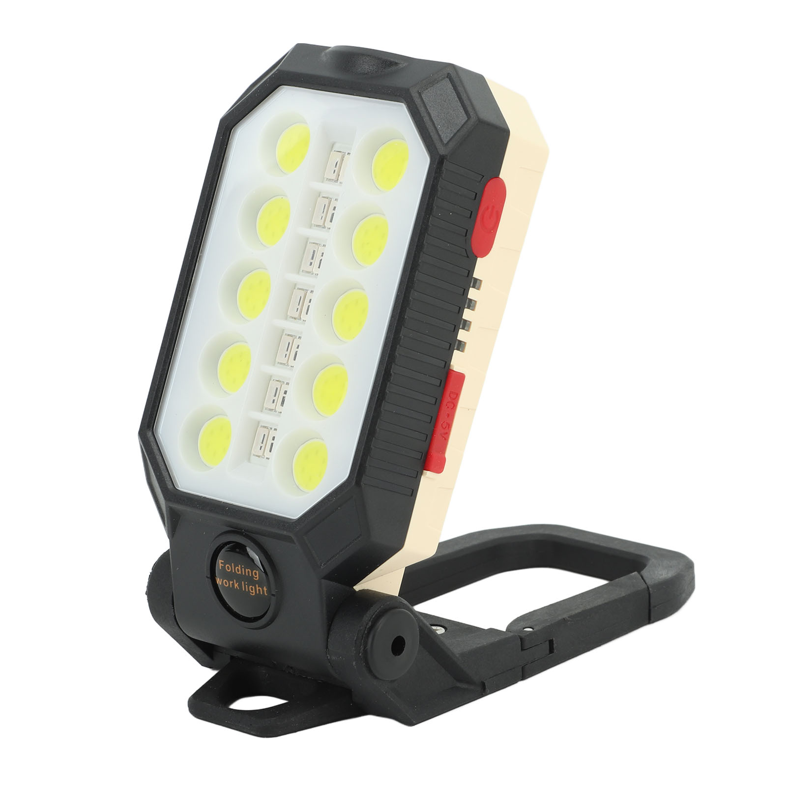 Superhelle Led-arbeitsleuchte Mit Einstellbarem Winkel, Magnetischer Befestigung, Schutzart Ip66, Wiederaufladbare Cob-arbeitsleuchte Mit G1/4-schnittstelle