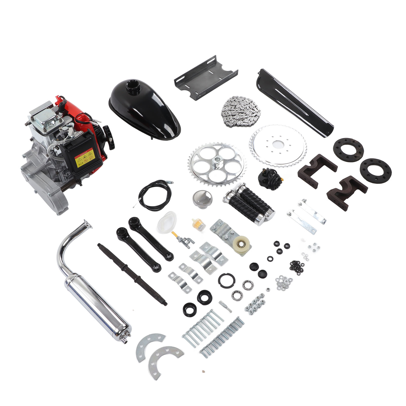 4-takt-motorradmotor 49 Cm³, Geräuscharm Und Stabil, Benzinmotor-set Als Ersatzteil