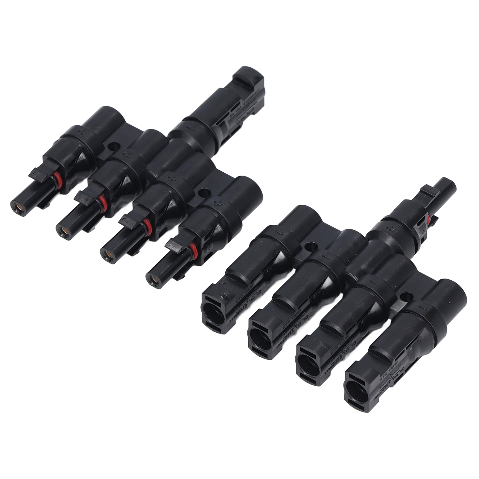 4-zu-1-t-verteiler Für Photovoltaik-kabel (paar, Stecker/buchse), 50 A, Messing