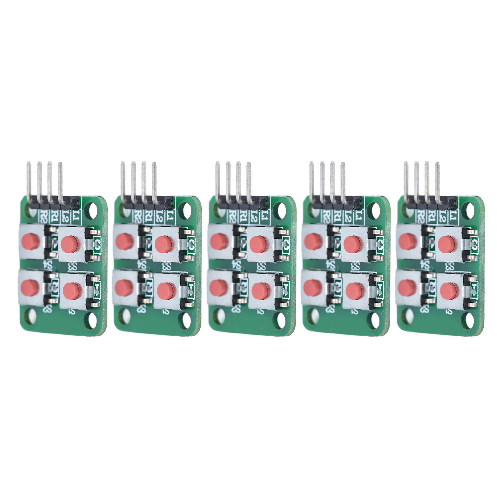 5 Stück 2x2 Scan 4-tastenfeld-tastaturmodul-array-tastenschaltermodul Für Elektrische Steuerung