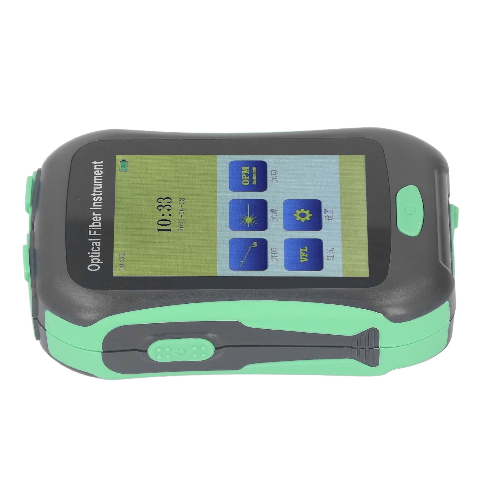 Optisches Zeitbereichsreflektometer (otdr) 5-in-1-leistungsmessgerät Mit Rotlichtquelle (vfl-tester) Eu-stecker 100–240 V