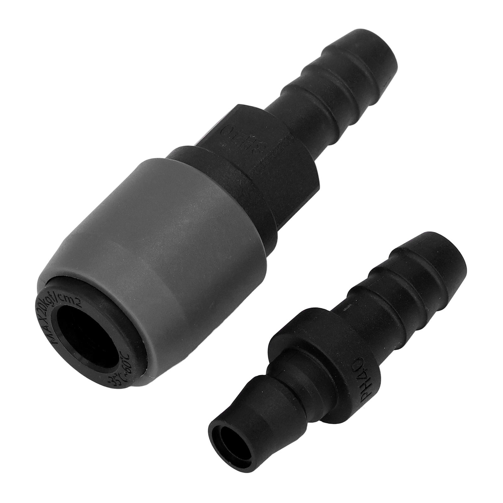 5 Sets Schnellkupplungs-verriegelungsset Typ C Selbstverriegelnde Luftkupplung Kunststoff Stahl Pneumatikverschraubung (sh+ph40 )