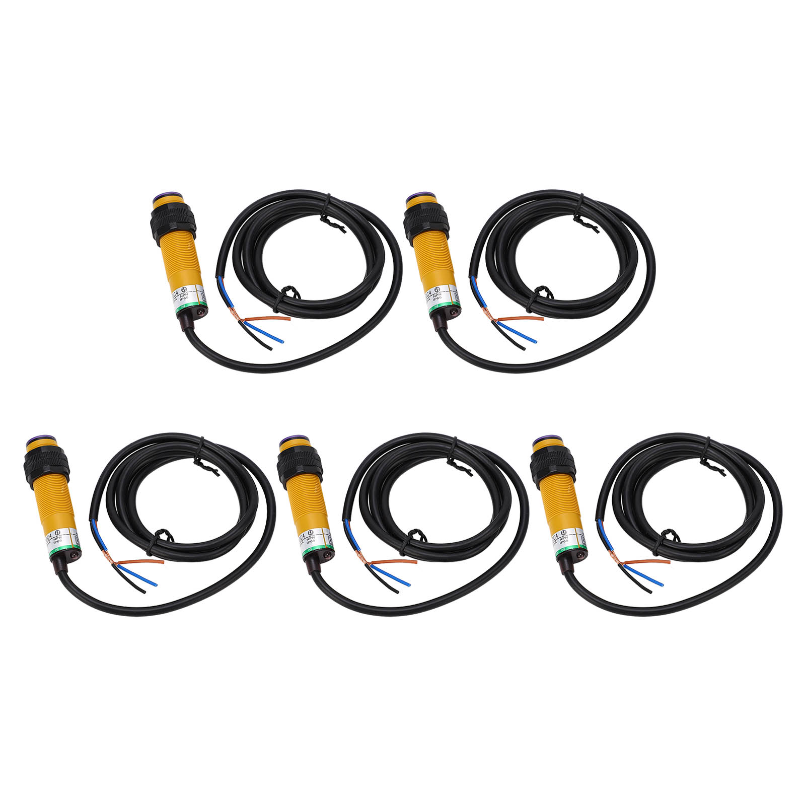 5 Stück Infrarot-lichtschranken, 10 Cm Erfassungswinkel, Npn-schalter, Normalerweise Offen, Schutzart Ip65, Lichtschranke, 10–36 V Dc