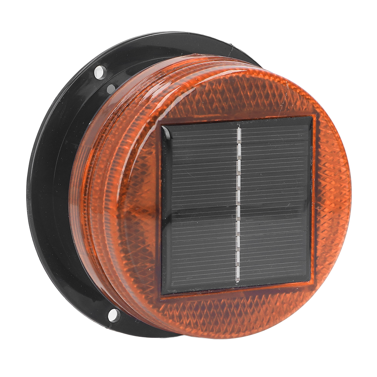 Solarbetriebene Warnblitzleuchte Mit 6 Hochleistungs-leds, Wasserdicht, Für Baustellen Und Straßen, Gelbes Licht