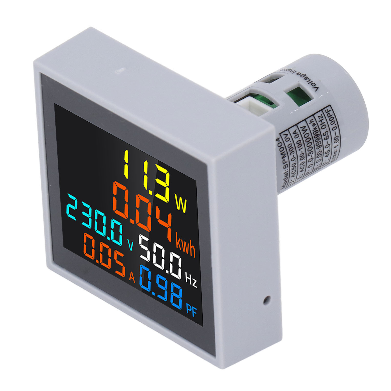 6-in-1 Multifunktions-digitalmessgerät Für Wechselstrom, Spannung, Netzfrequenz Und Haushalte (spm004, Ac 250–450 V)