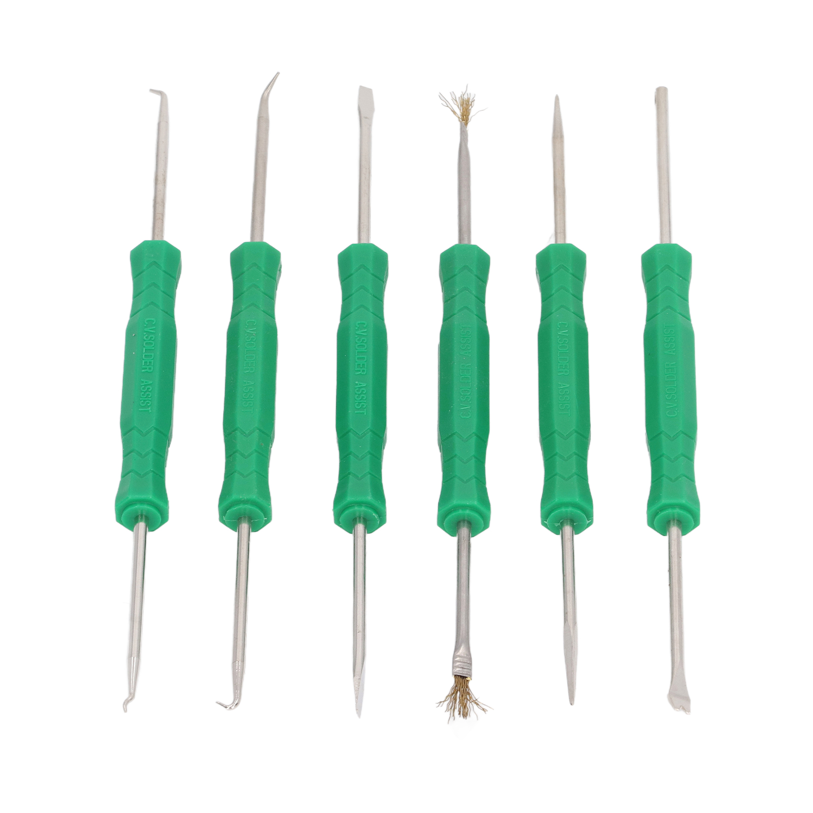 6-teiliges Set Löthilfswerkzeuge Mit Doppelseitiger, Gehärteter Spitze, Ergonomisch, Professionell, Für Das Schweißen.