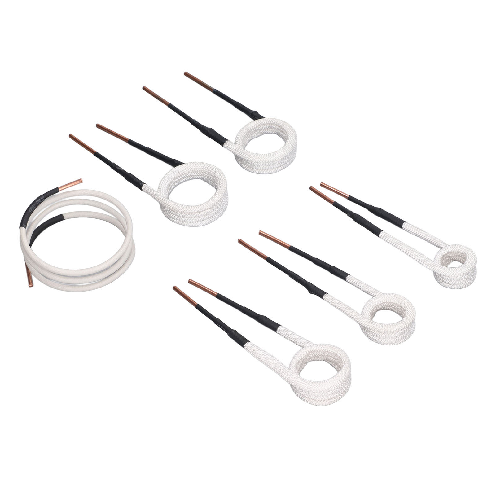 6-teiliges Induktionsheizspulen-set, 3 Mm Messingkern, 20, 25, 30, 35, 40 Mm, Frei Formbare Induktionsheizdrähte