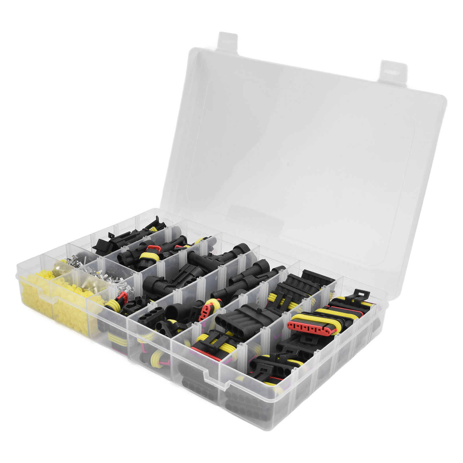 622-teiliges Set Wasserdichter Kfz-steckverbinder (stecker, Buchsen, 1–6-polig)