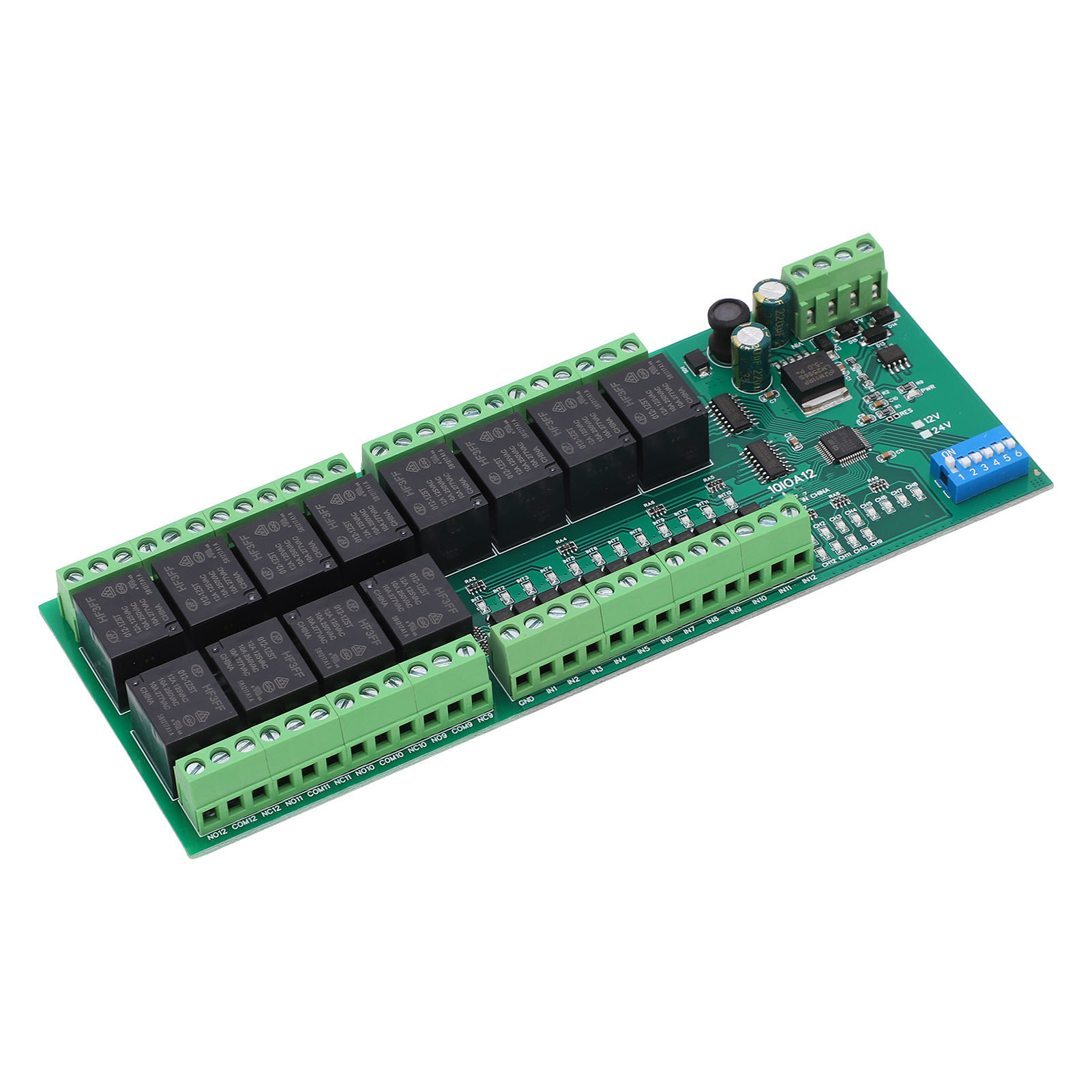 12-kanal-relaismodul Mit Überspannungsschutz, 12 Optisch Isolierte Eingänge, Hardware-reset-relaisplatine, 12 V