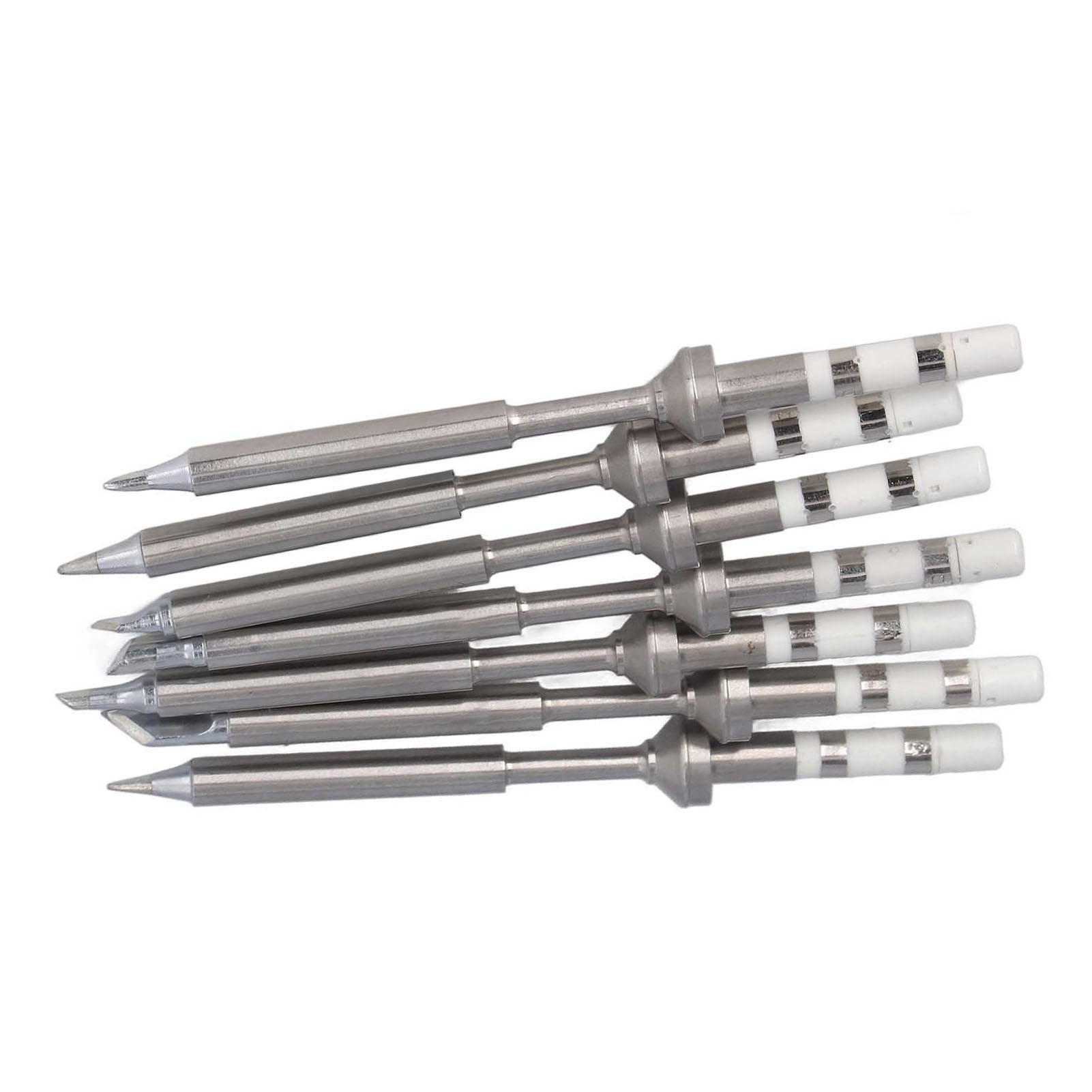 7-teiliges Mini Smart Elektro-lötspitzen-set, 7 Verschiedene Edelstahl-lötspitzen Für Miniware Ts100