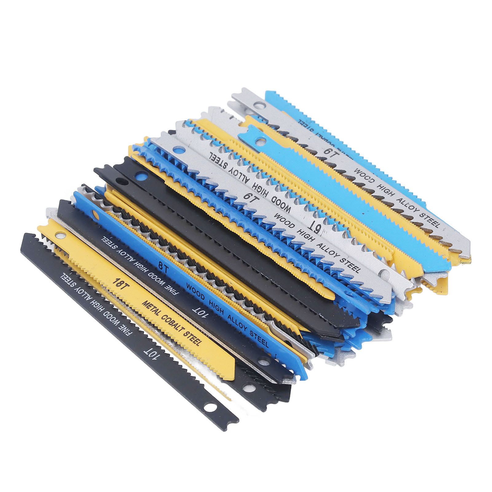 70-teiliges Stichsägeblatt-set (6, 8, 10, 14, 18, 24, 32 Zähne Pro Zoll) Aus Hochkohlenstoffhaltigem Stahl Mit U-schaft Für Holz, Kunststoff Und Metall