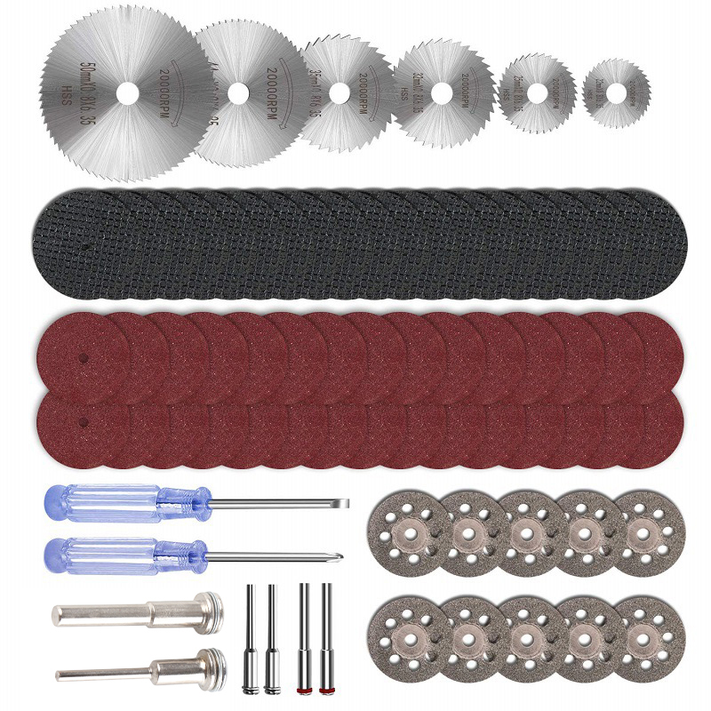 74-teiliges Standard-profi-trennscheiben-set Für Holz, Kunststoff Und Keramik (beutelverpackung)