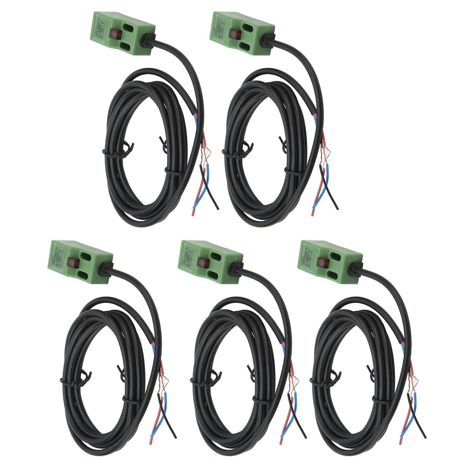 5 Stück Annäherungssensor Ip65 Hochfrequenz-induktiver Näherungsschalter Npn, Normalerweise Offen, 10–30 V Dc