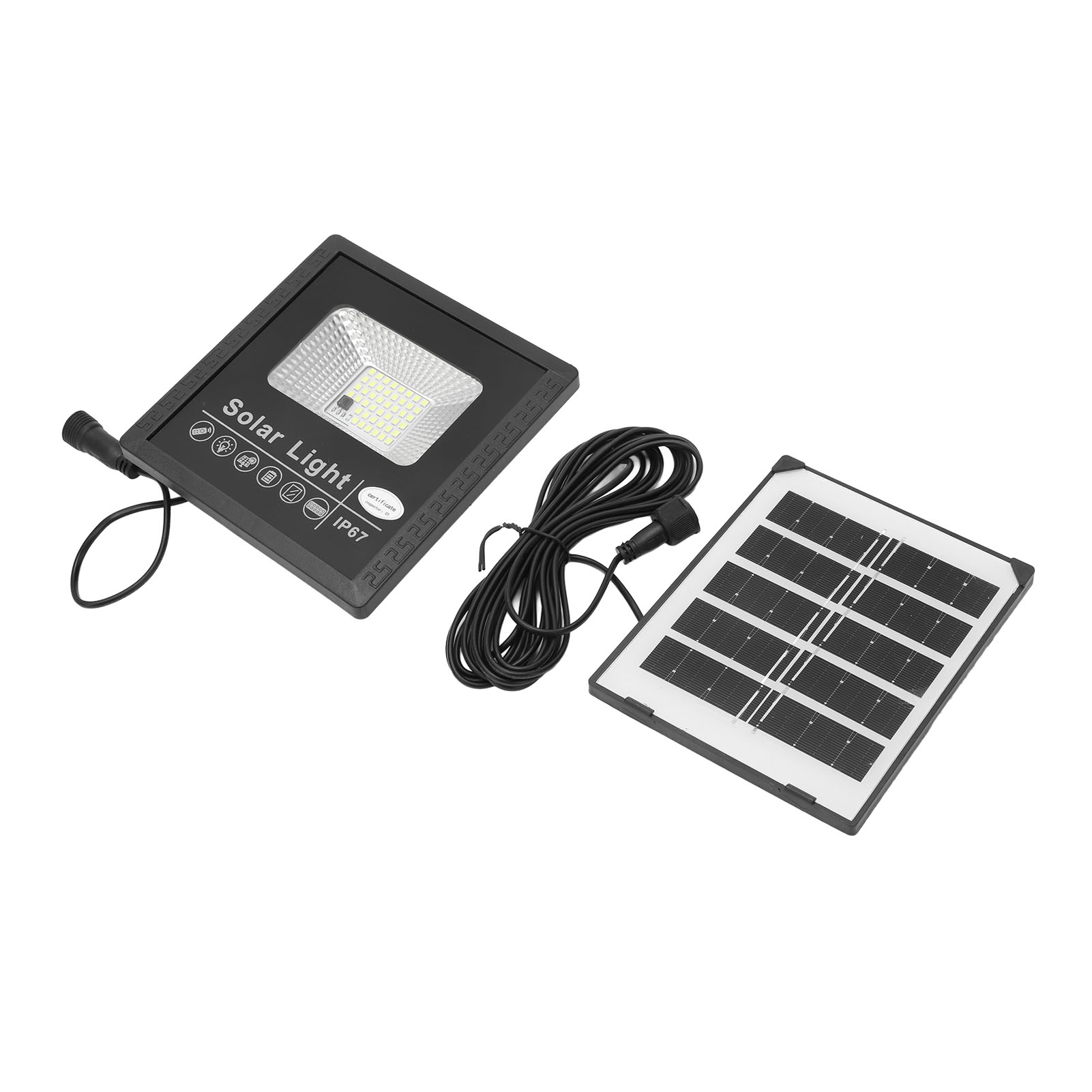 Led-solarleuchte Für Den Außenbereich, Ip67 Wasserdicht, Hitzebeständig, Leistungsstarke Solarleuchte Für Straße Und Hof