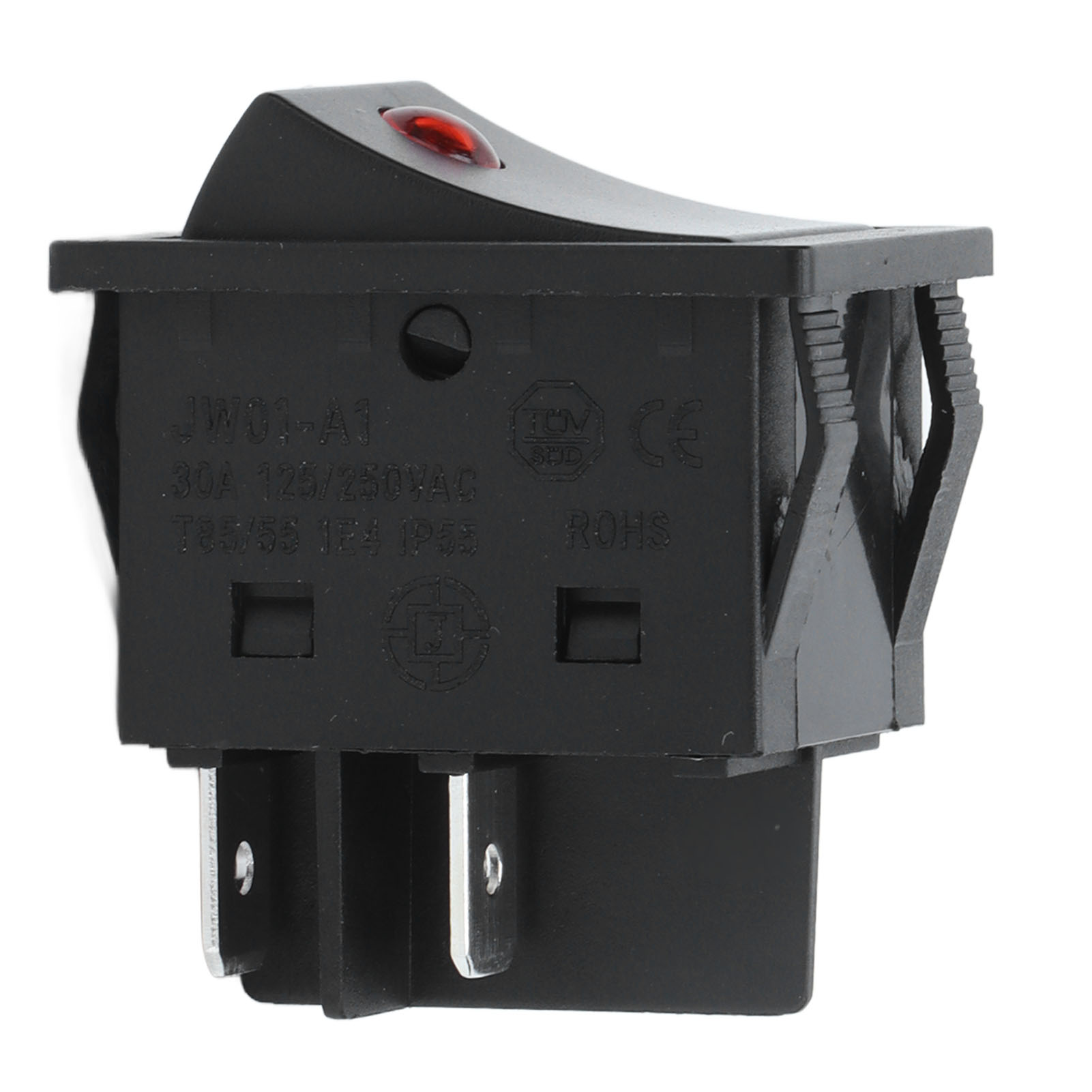 Bootsschalter Abs 4-polig Ein/aus Mit Kontrollleuchte Für Fahrzeuge Und Schiffe 125/250 V Ac
