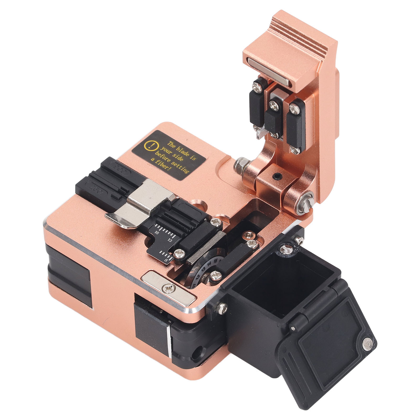 Pinkfarbener Glasfaserschneider Mit Hoher Präzision, 18 Mm Schnittlänge, Automatischer Rücklauf, Glasfaserschneidmesser
