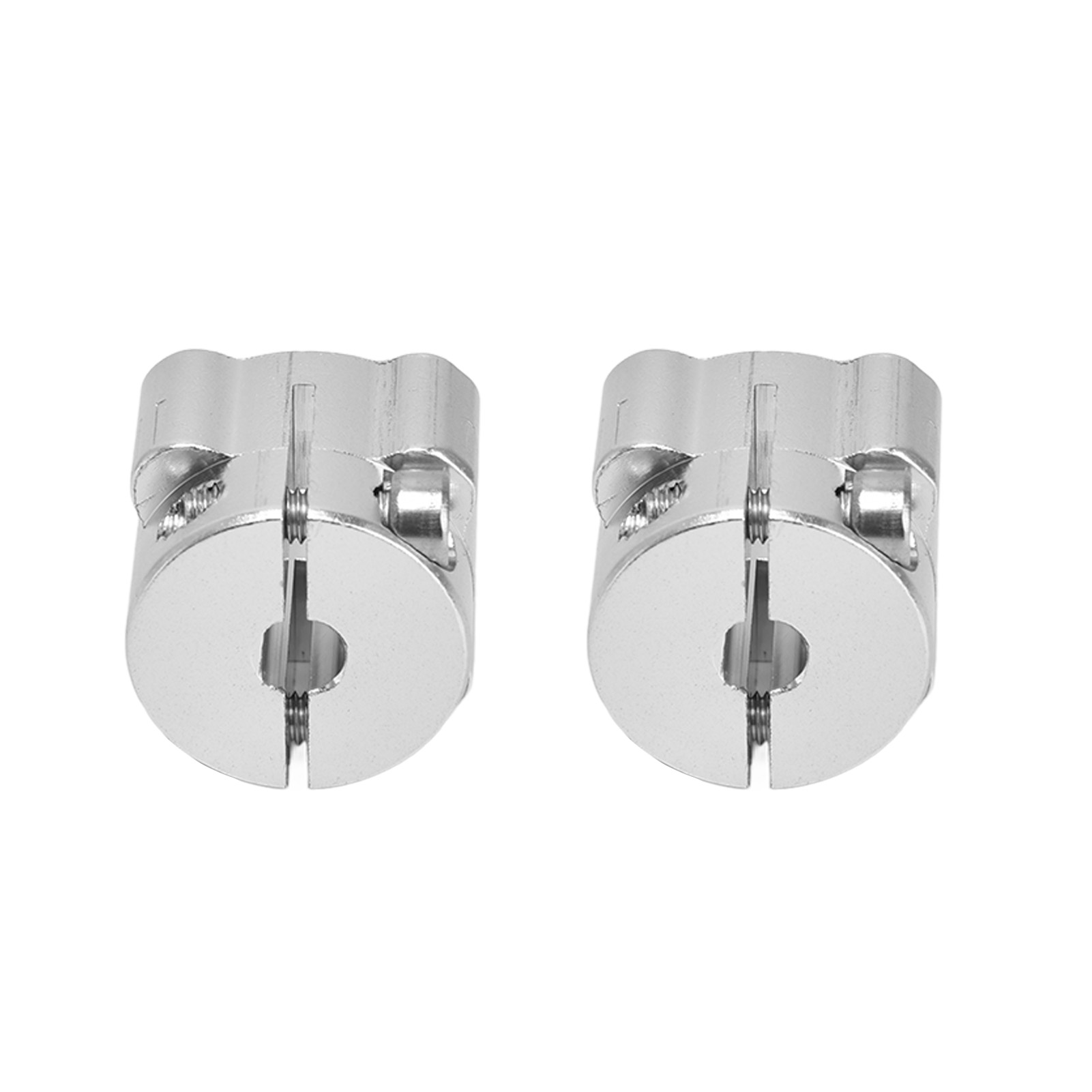 2 Stück D-bohrungsschellen Aus Aluminiumlegierung, Hochbelastbare Klemmringe Zur Verbindung Von Wellen Und Säulen Mit 1/4-zoll-mittelbohrung