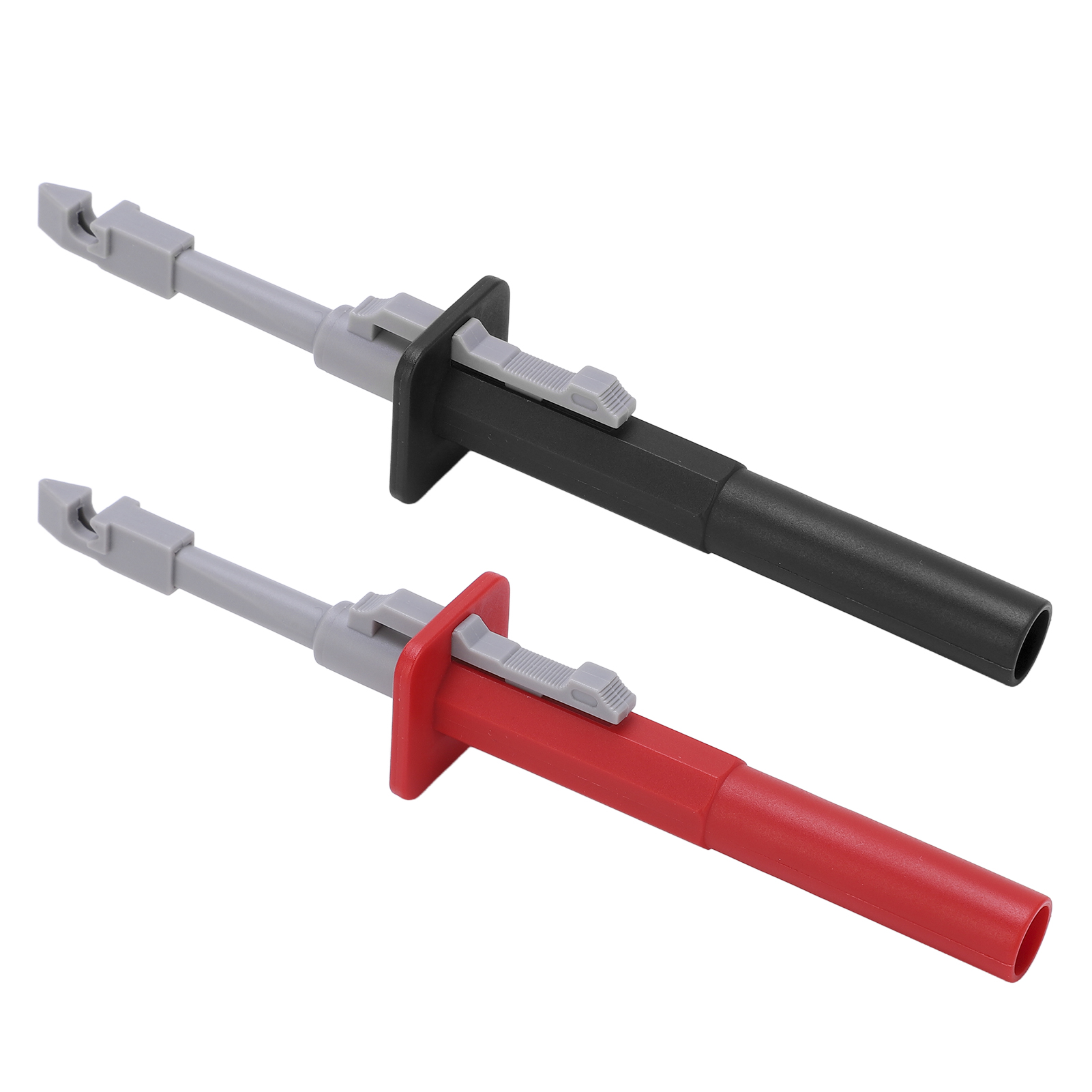1 Satz Drahtdurchdringungsprüfspitze Mit Klemme, Prüfhaken Und Messspitzen Mit 4-mm-klinkenstecker J.30020 Rot Schwarz
