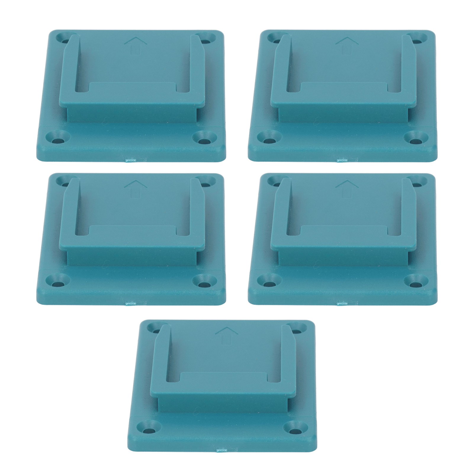 5er-set Werkzeughalter Dockingstation Aus Robustem, Stabilem Abs-kunststoff, Passend Für 18v Lithium-akkus Von Bosch, Blau