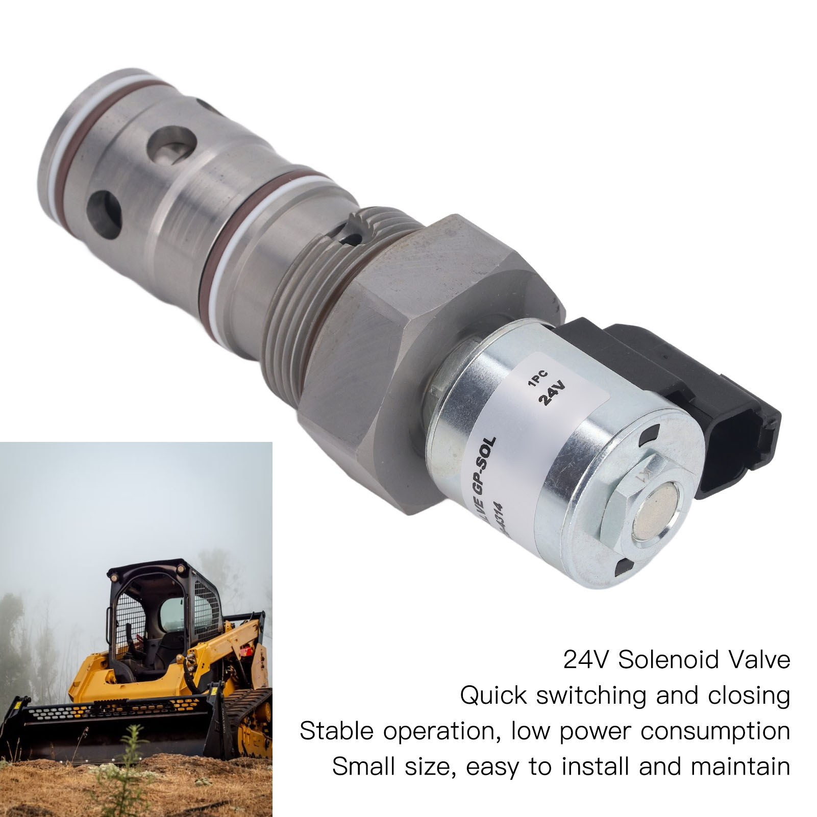 24-v-elektromagnetventil 328-4314, Motormagnetventil-ersatz Für Cat 966h 966k