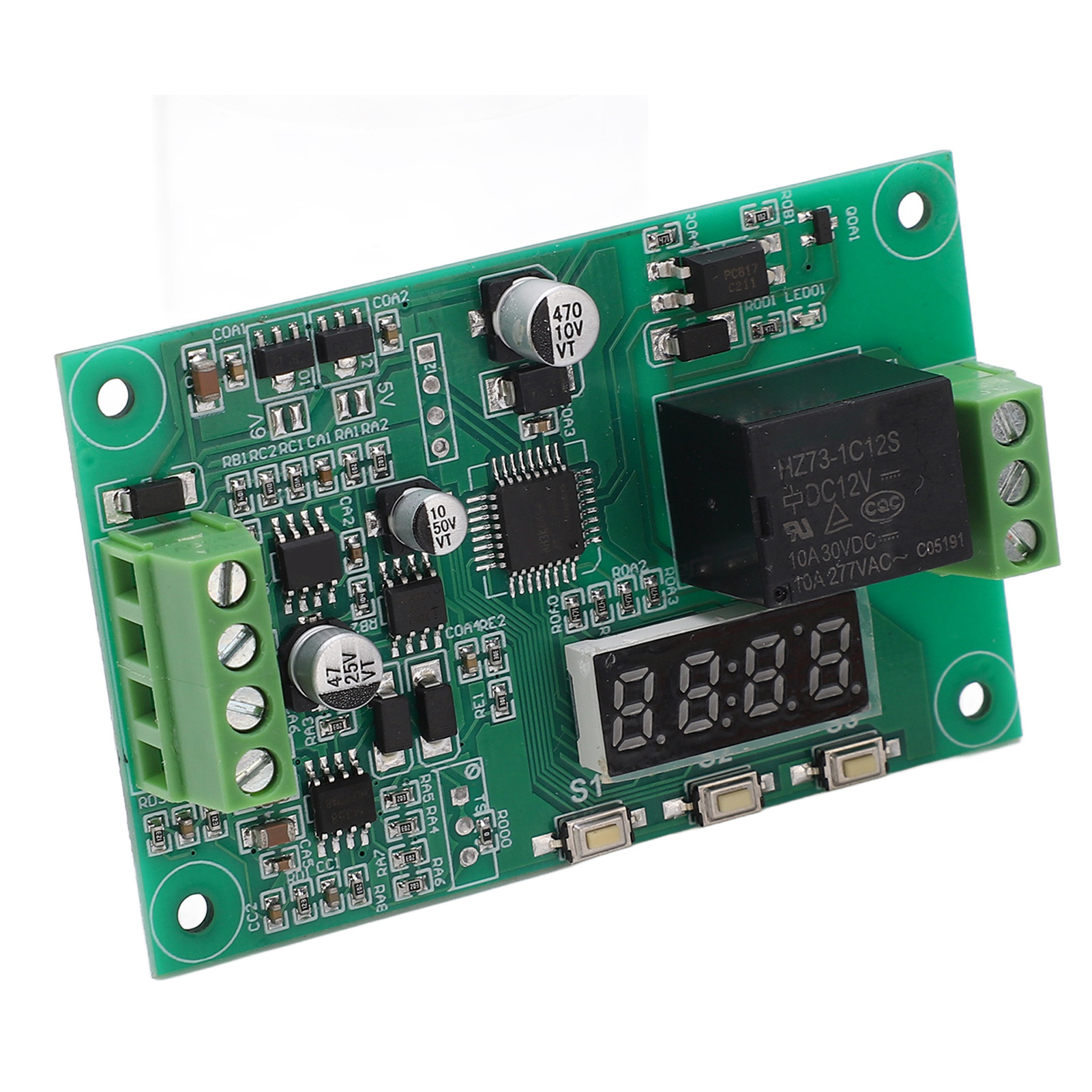 Ac220v 0‐30a Stromerkennungsmodul Mit Hochpräziser Digitaler Anzeige, Strommessplatine Dc 12v