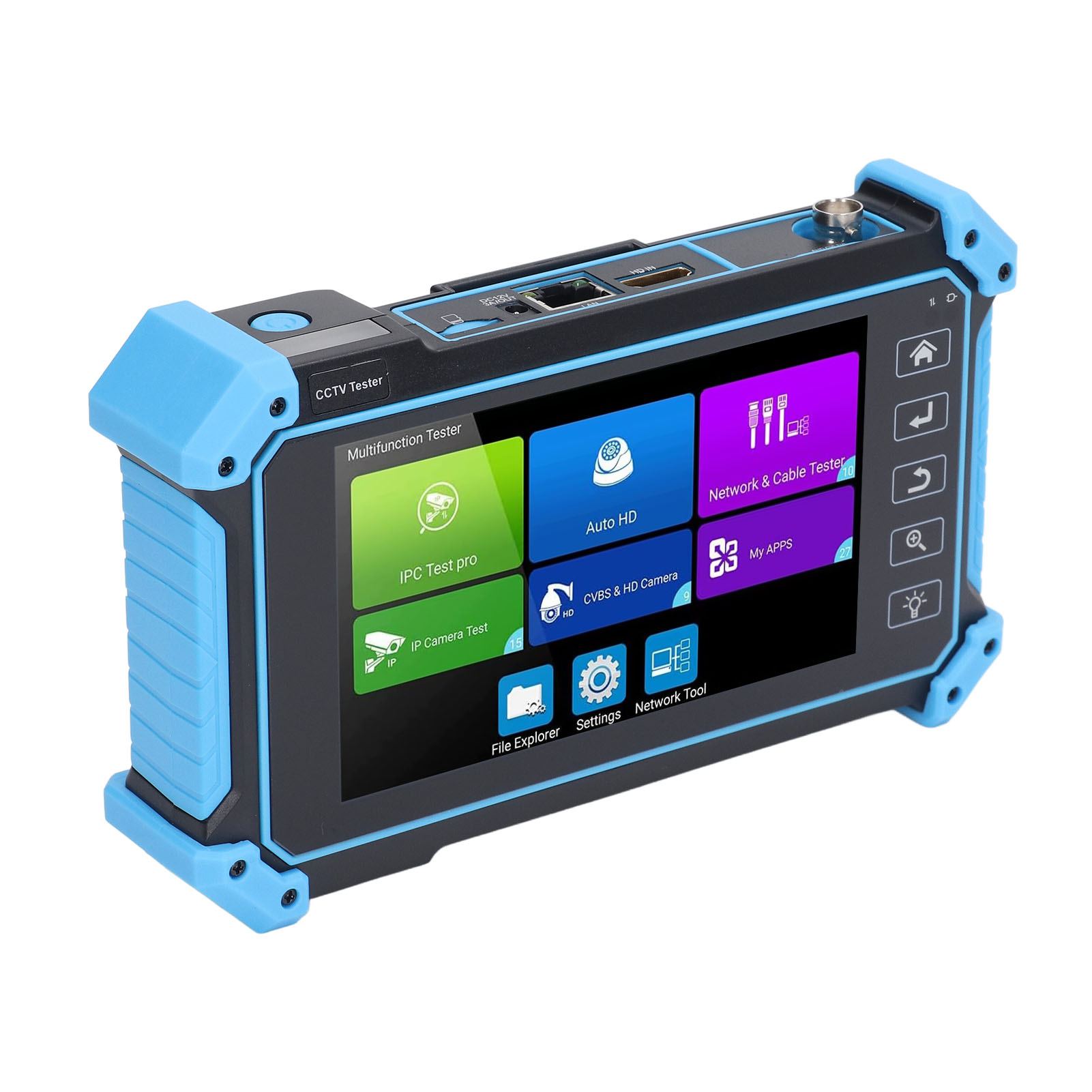 Ip-kamera-tester, Sicherheits-cctv-monitor, Netzwerkgerät, Hochauflösende Multimedia-schnittstelle (hdmi), Vga-eingang, 100–240 V, Eu-stecker