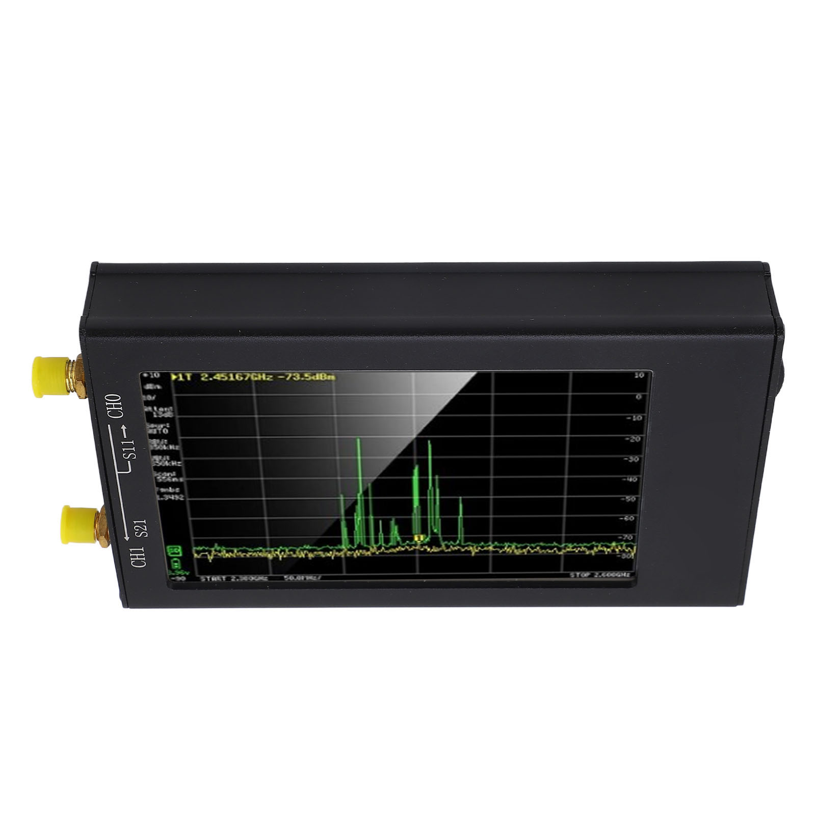 Vektornetzwerkanalysator 50 Khz–1,5 Ghz, Handliches Mini-gerät Für Frequenzen Mit Ips-lcd-touchscreen