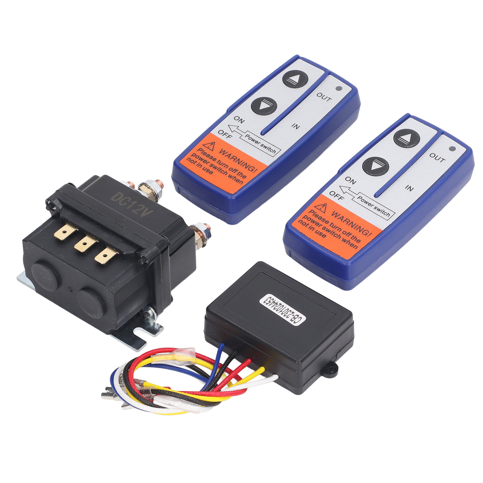 12v 250a Seilwindenrelais-kit Mit Fernbedienung Und Relais-schützschalter Für Industriefahrzeuge