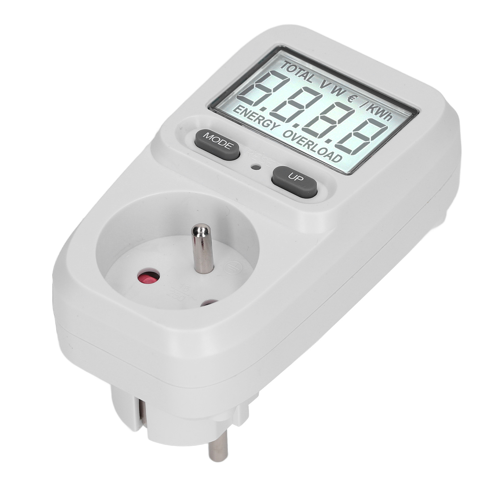 Intelligente Steckdose Mit Stromverbrauchsanzeige, Digitales Display, Watt-verbrauchsmessgerät, Fr-stecker, 230 V