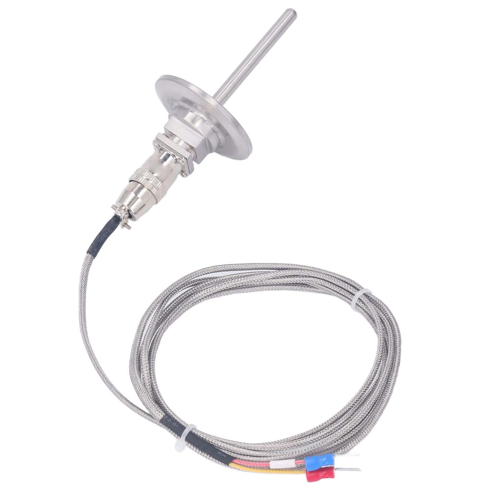 Thermoelement Typ K, 6 Mm Temperaturfühler, Messleitung Mit Luftfahrtstecker, Schnellanschluss, 2 Meter