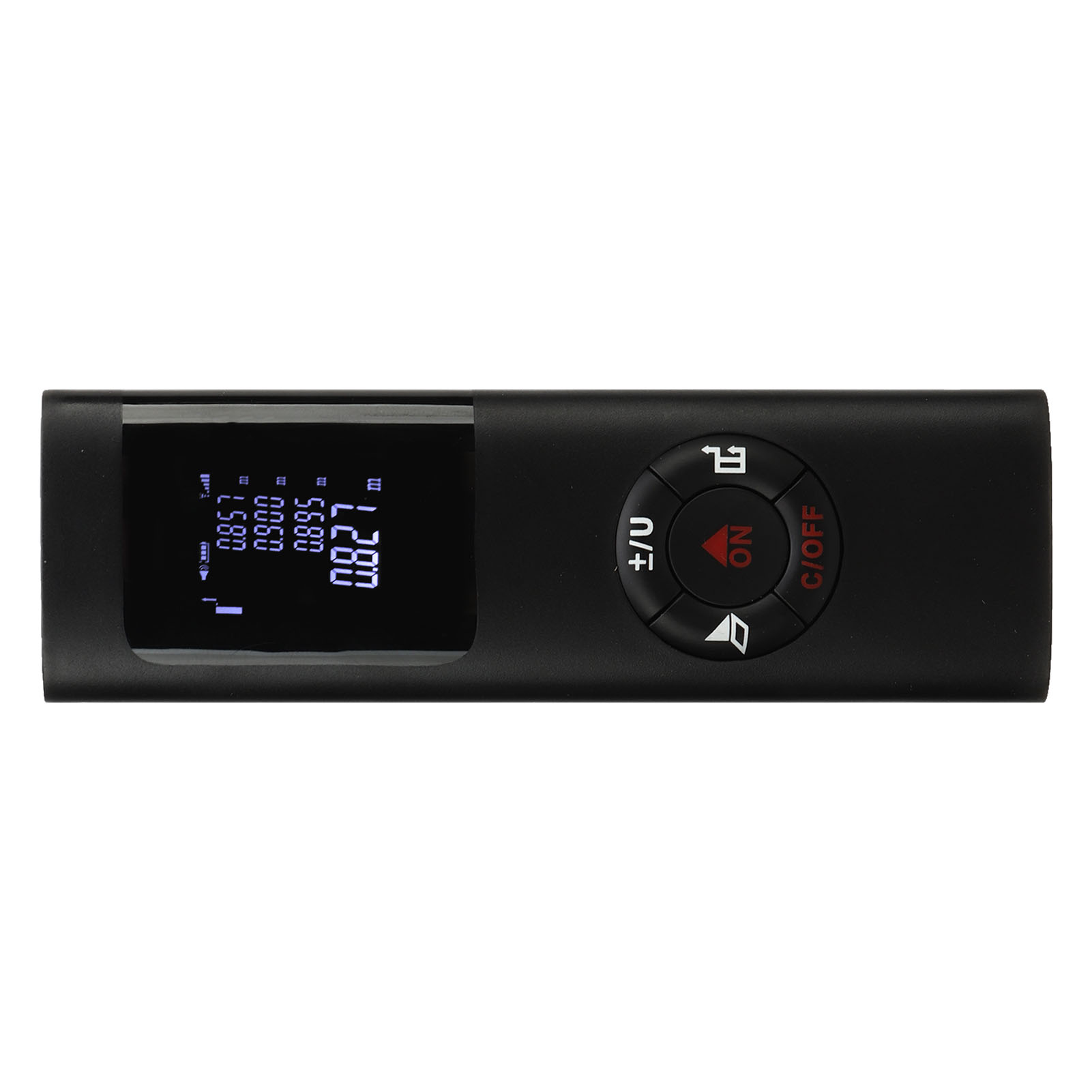 Elektronischer Entfernungsmesser, Usb-aufladbar, Hochpräzise Digitale Distanzmessskala, Eingebauter Akku, Schwarz