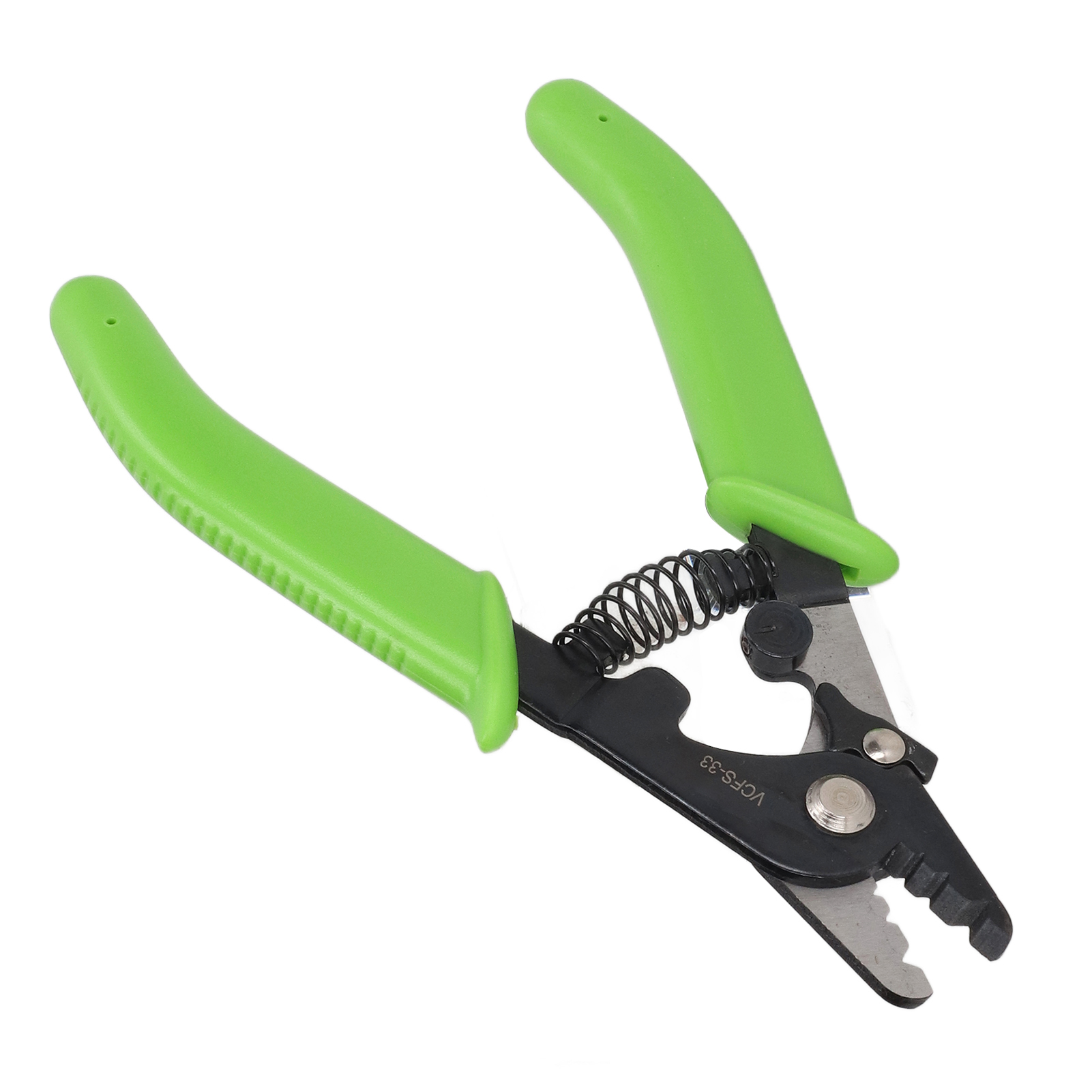 Grüner Glasfaser-abisolierer Mit 3-loch-durchmesser, Einfache Bedienung, Glasfaser-abisolierzange, Schneidewerkzeug