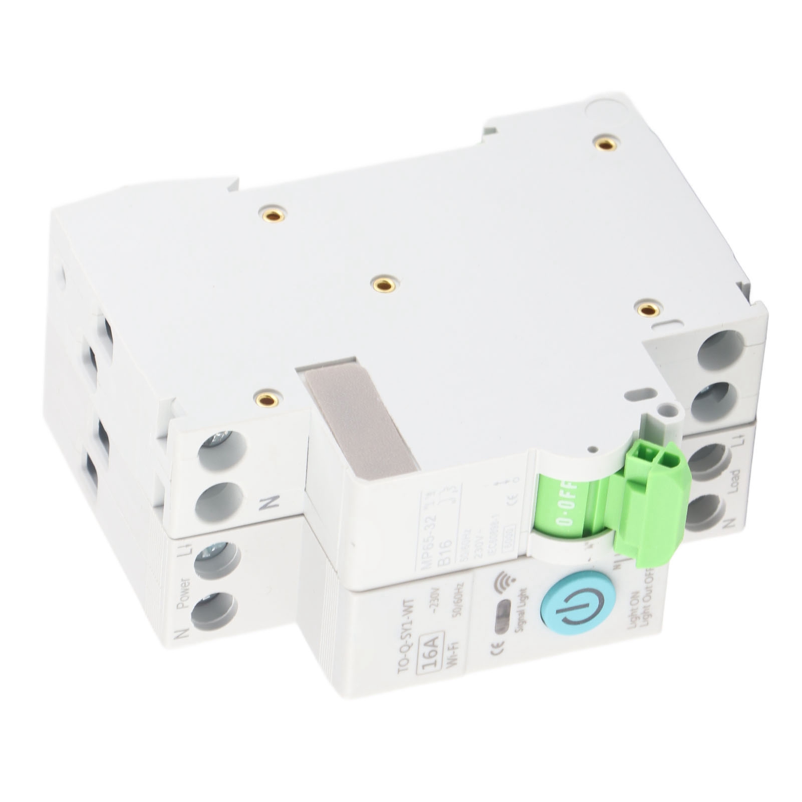Intelligenter Wlan-leistungsschalter 1p+n Mit 3 Zeitmodi Und Fernbedienung, 16 A, 230 V Wechselstrom