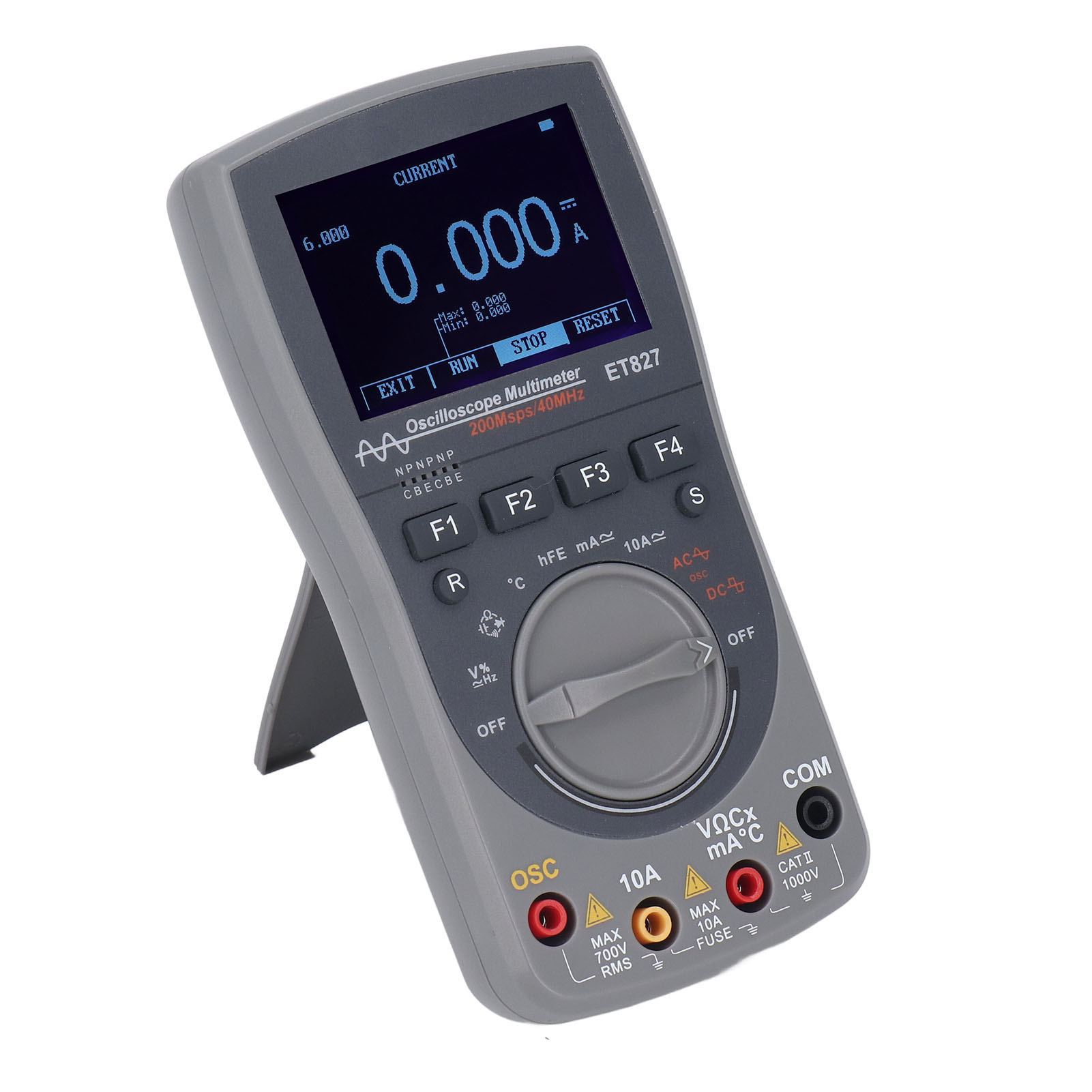 40-mhz-oszilloskop-multimeter, Wellenform-automatikmodus, 200 Ms/s Abtastrate