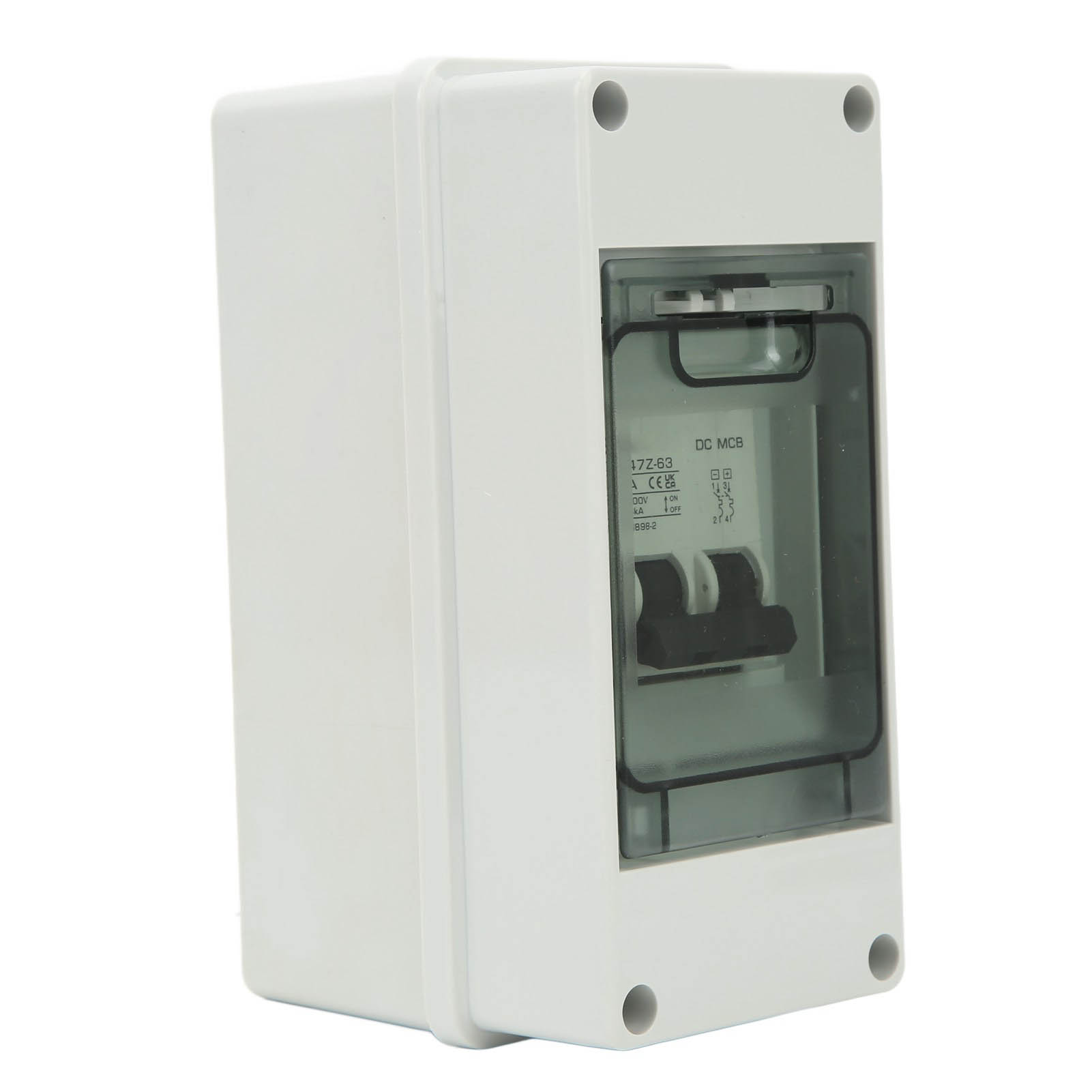 Dc-leistungsschalter 2-polig 10 A Ip65 Wasserdichter Dc-trennschalter Miniatur-leistungsschalter Mit Gehäuse Für Solar-pv 1000 V
